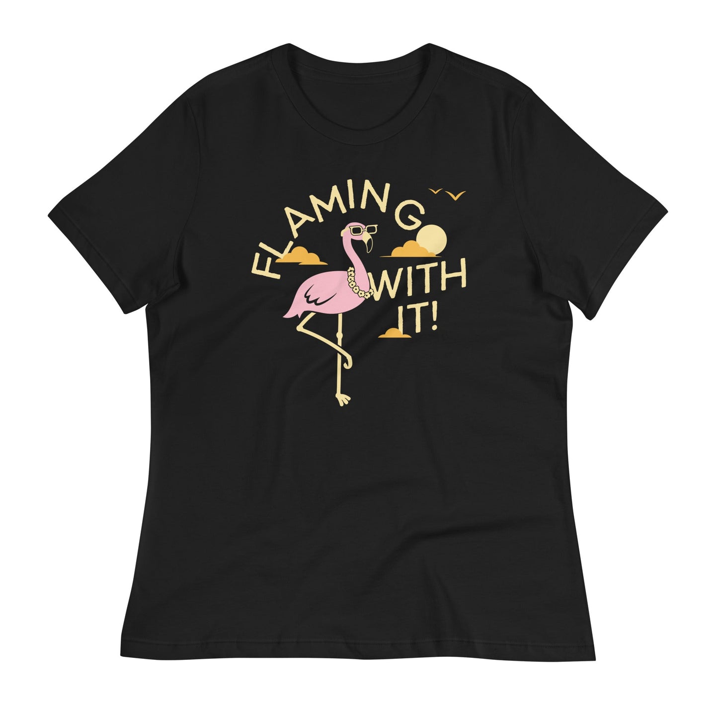 Flamingo With It Women's Signature Tee
