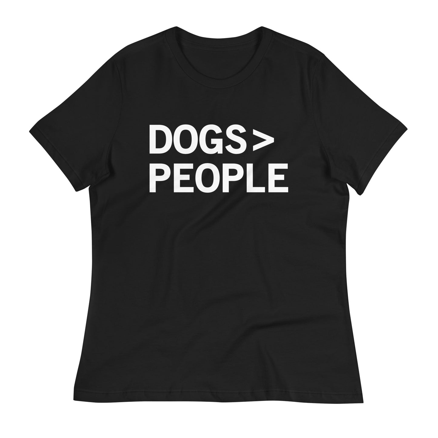 Dogs>People Women's Signature Tee