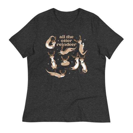 All The Otter Reindeer Women's Signature Tee