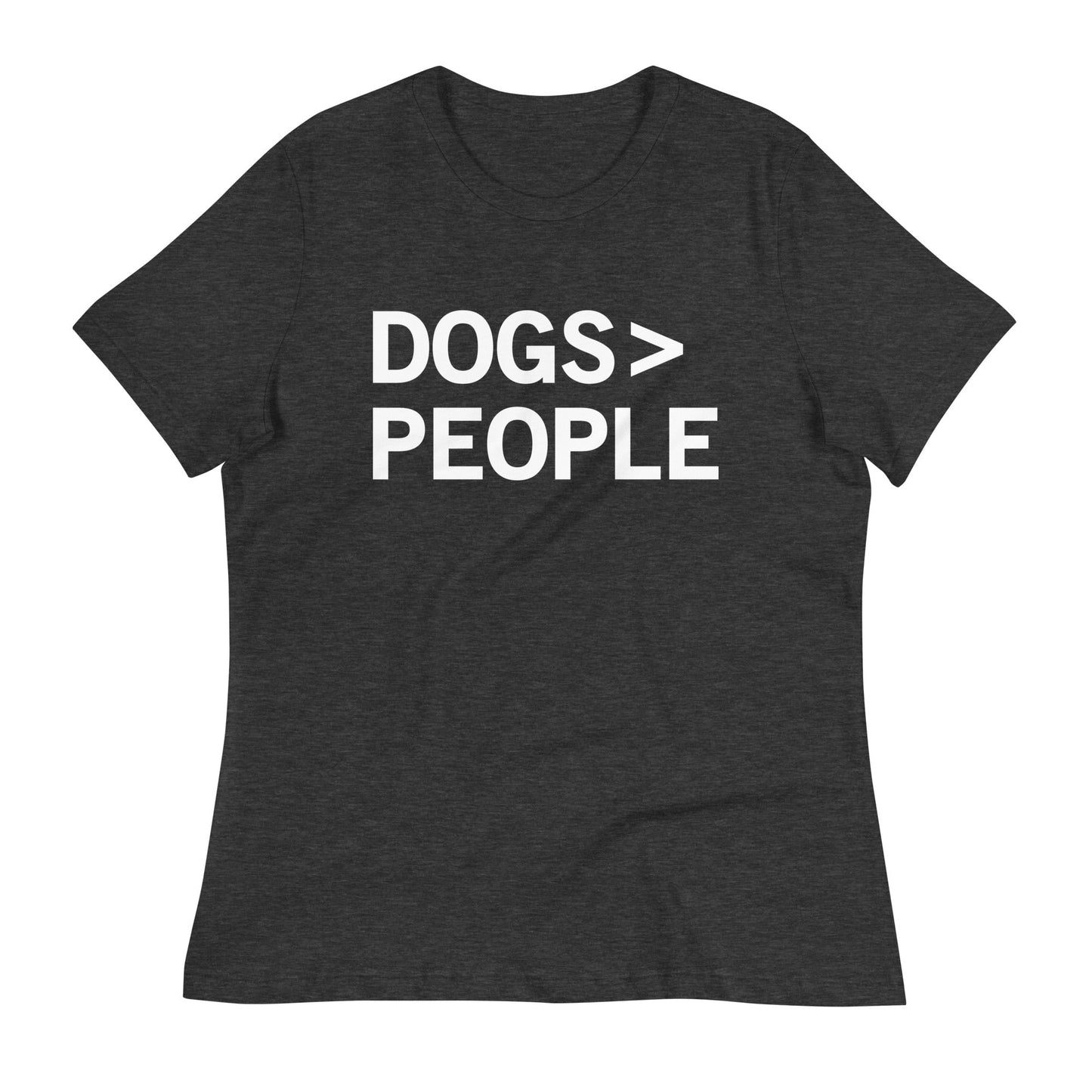 Dogs>People Women's Signature Tee