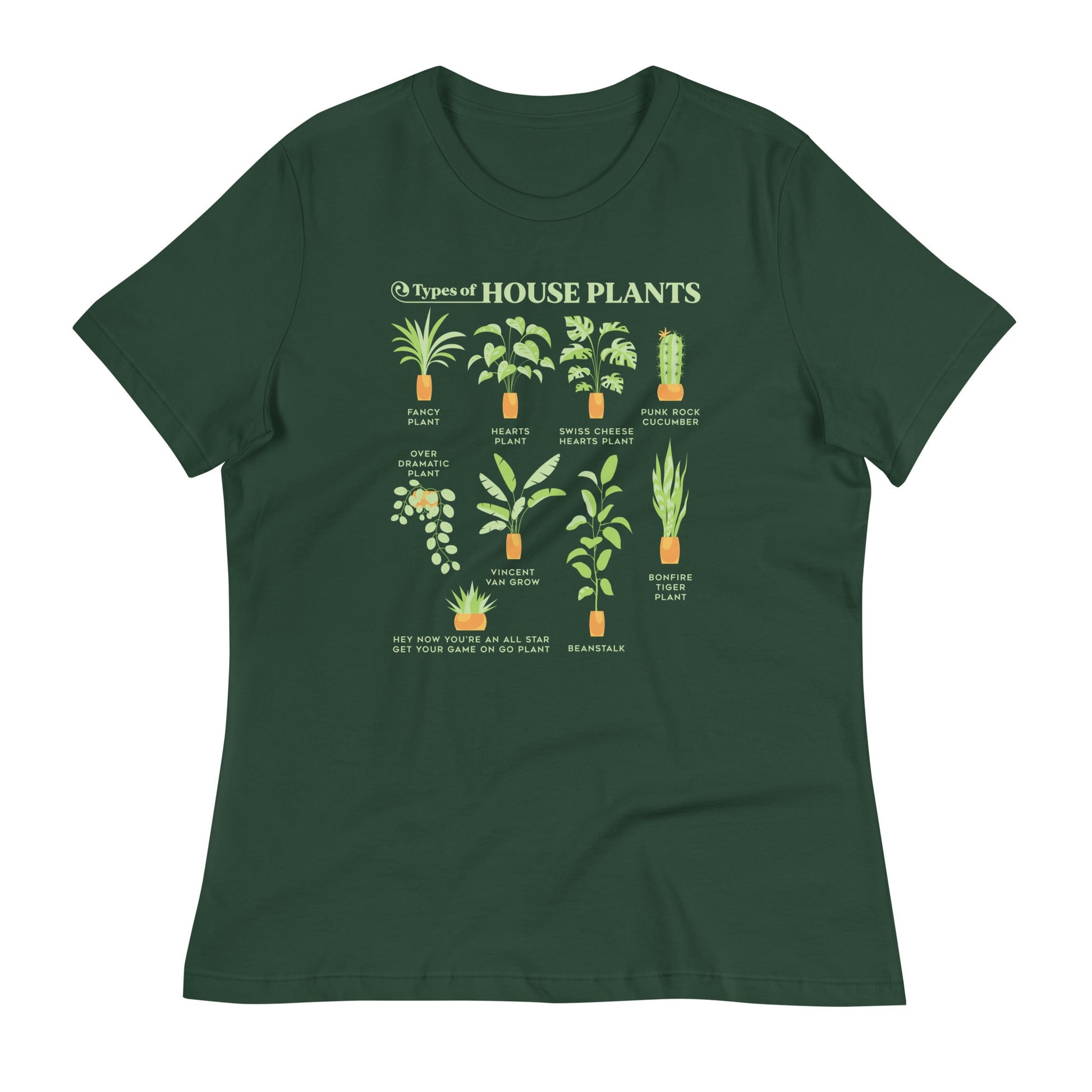 Types Of House Plants Women's Signature Tee