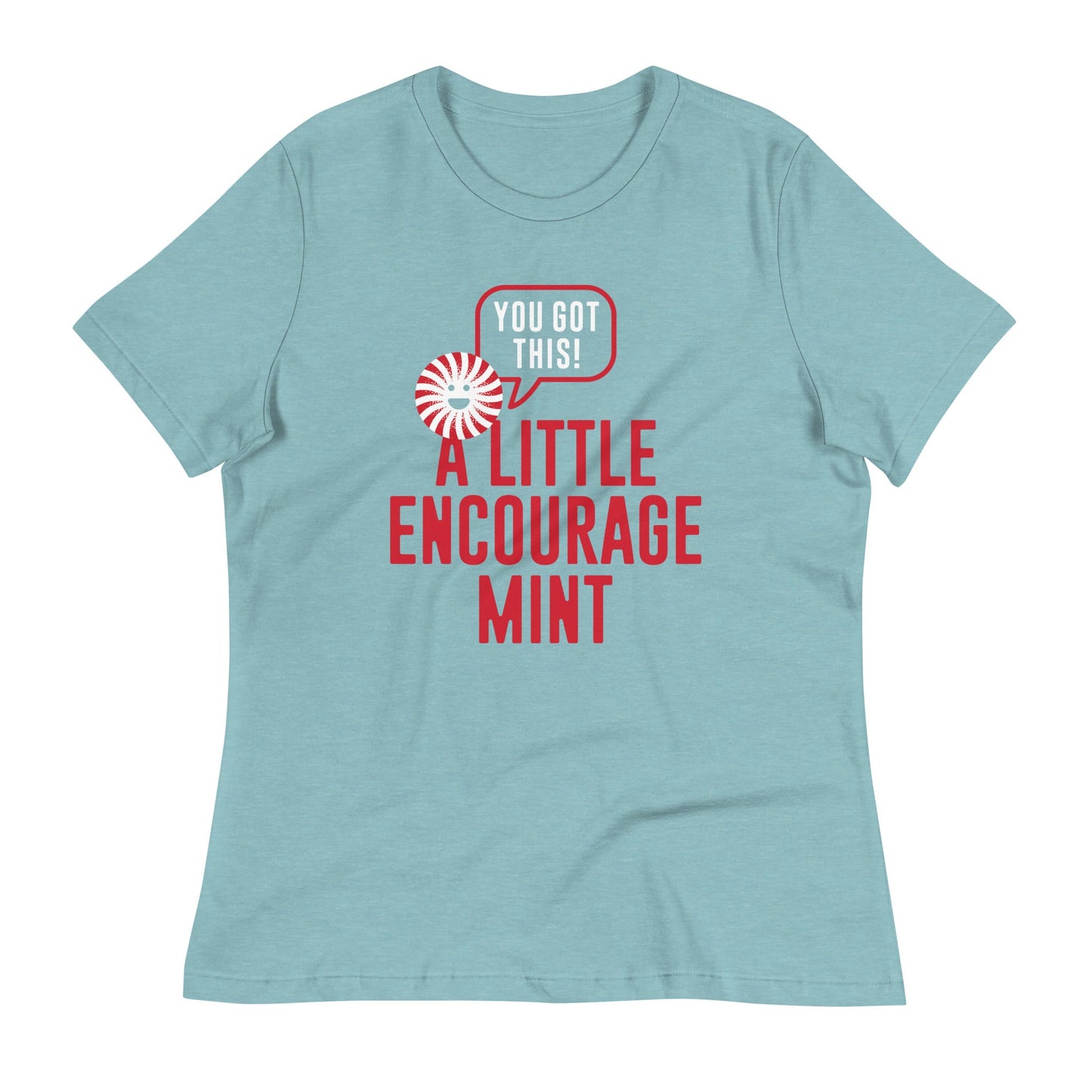 A Little Encourage Mint Women's Signature Tee