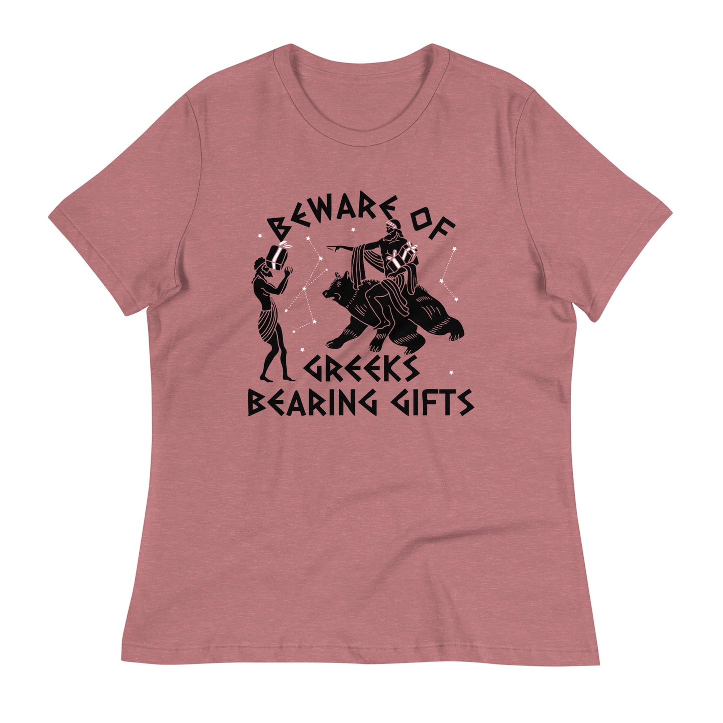 Beware Of Greeks Bearing Gifts Women's Signature Tee