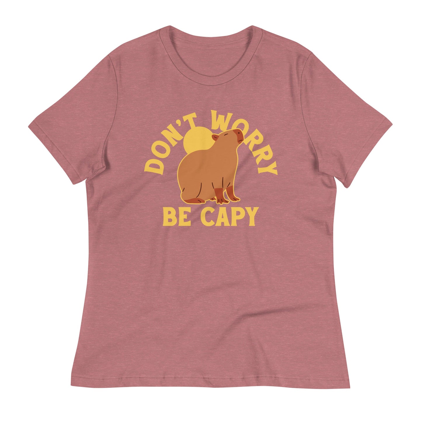 Don't Worry Be Capy Women's Signature Tee