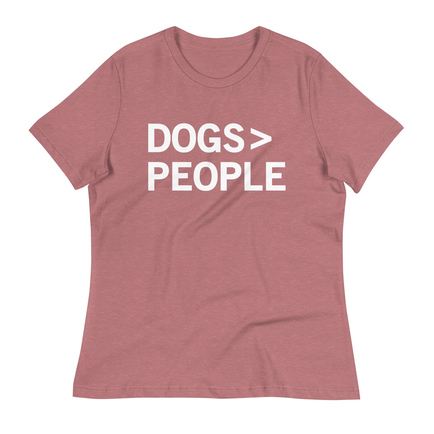 Dogs>People Women's Signature Tee