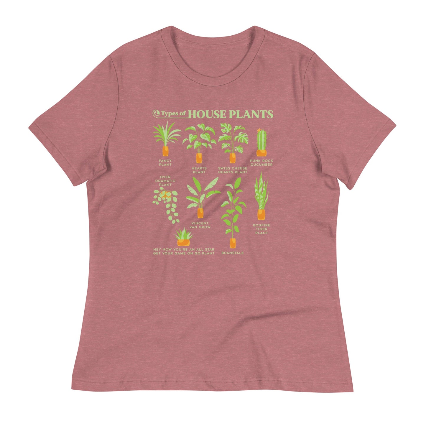 Types Of House Plants Women's Signature Tee