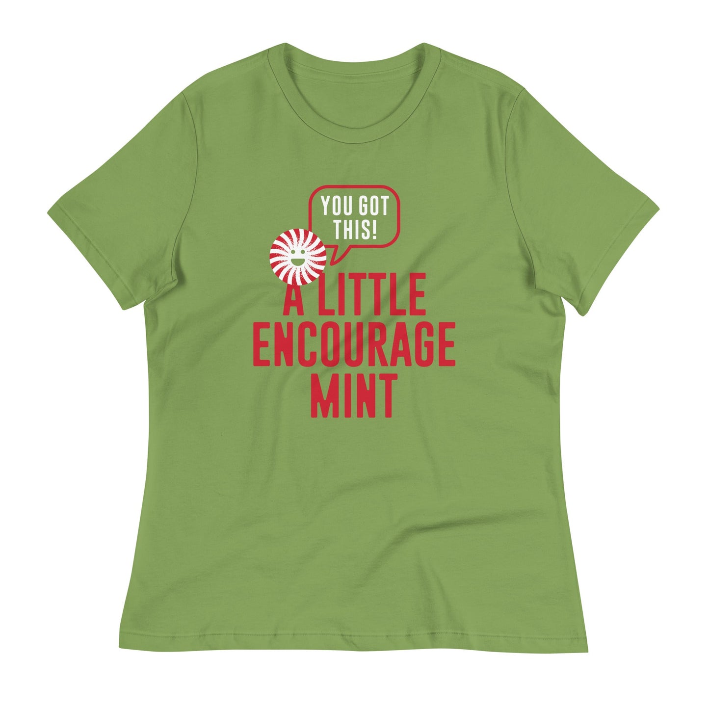 A Little Encourage Mint Women's Signature Tee