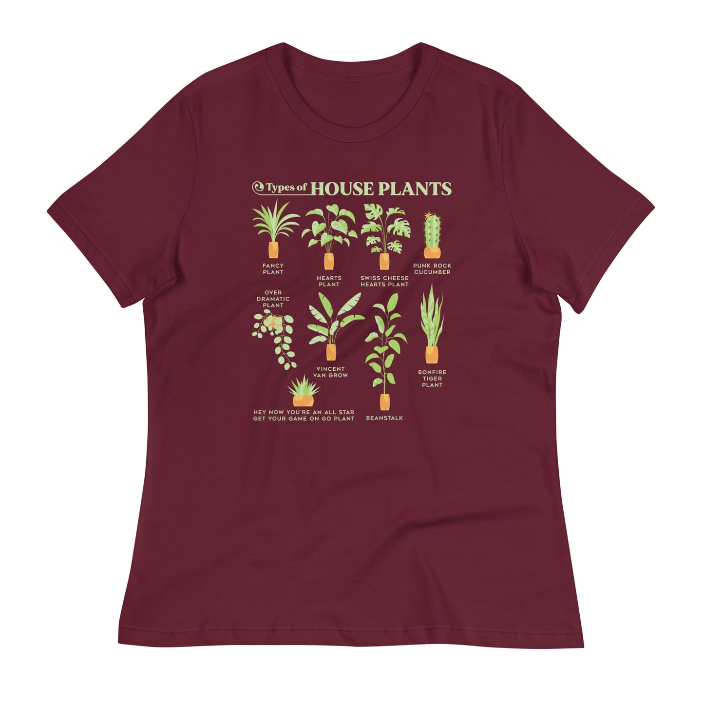 Types Of House Plants Women's Signature Tee