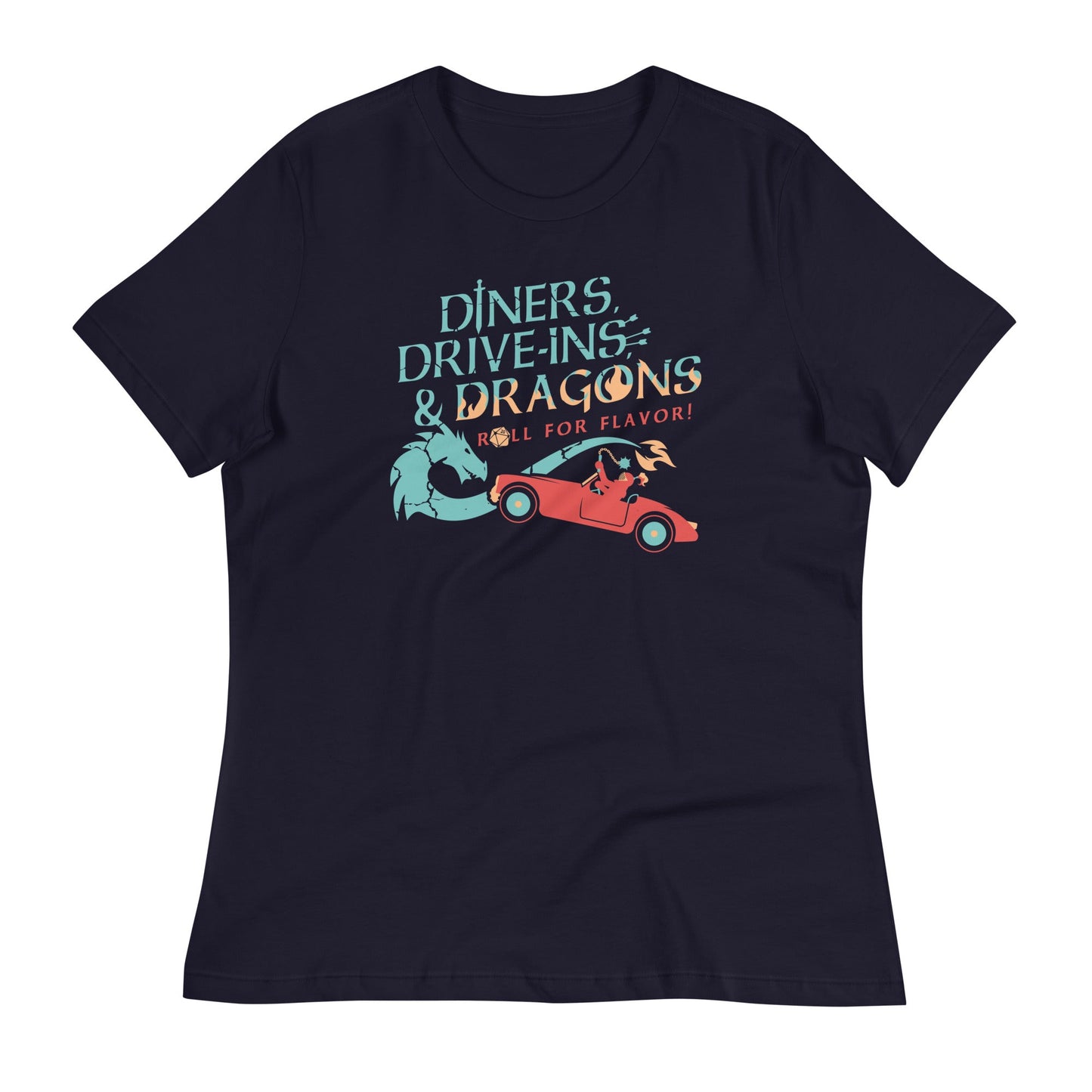 Diners, Drive-ins, & Dragons Women's Signature Tee