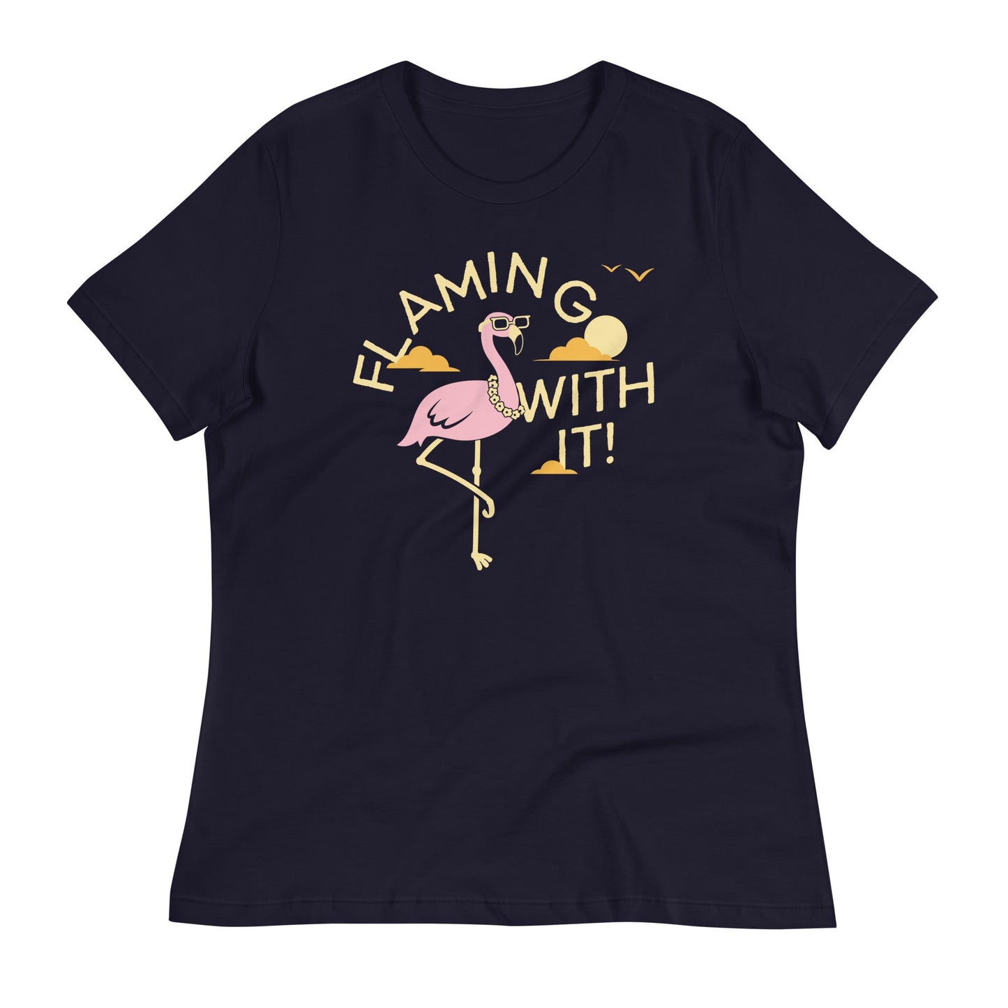 Flamingo With It Women's Signature Tee