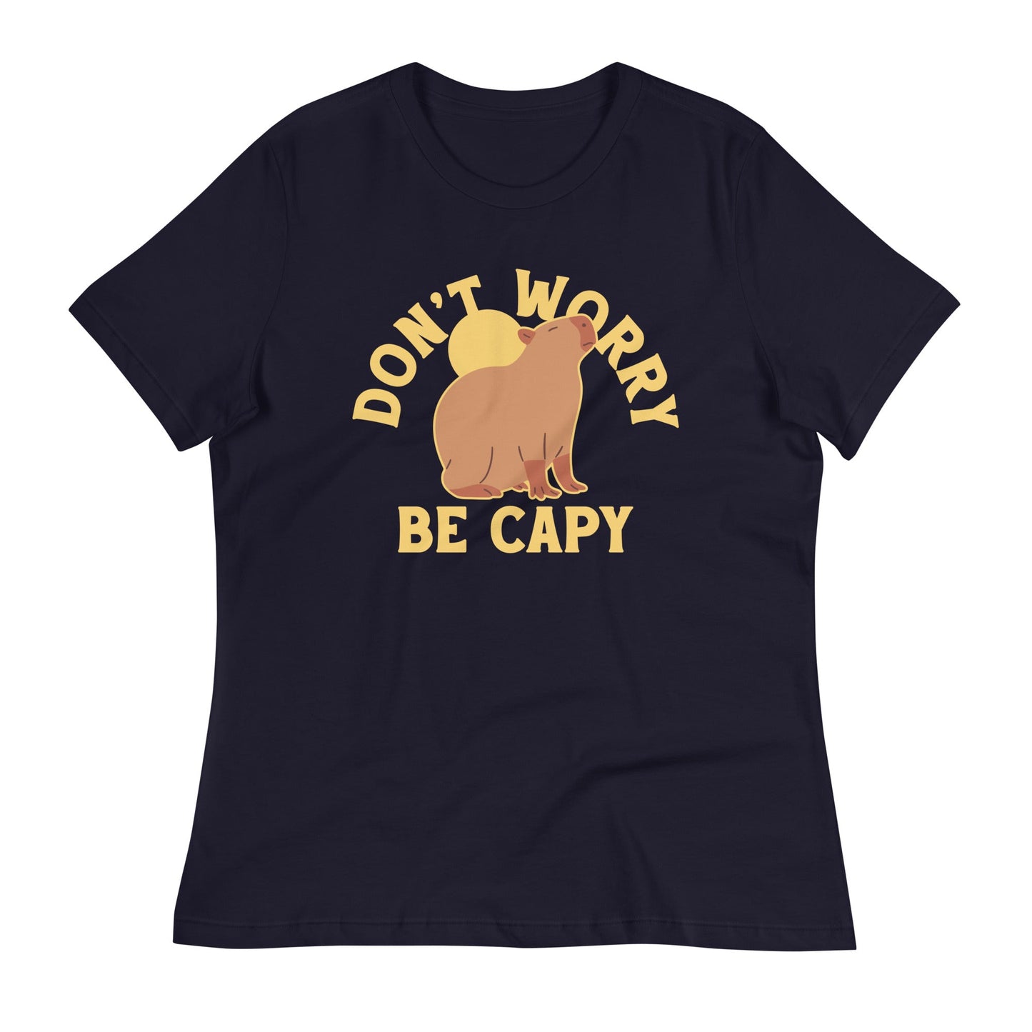 Don't Worry Be Capy Women's Signature Tee