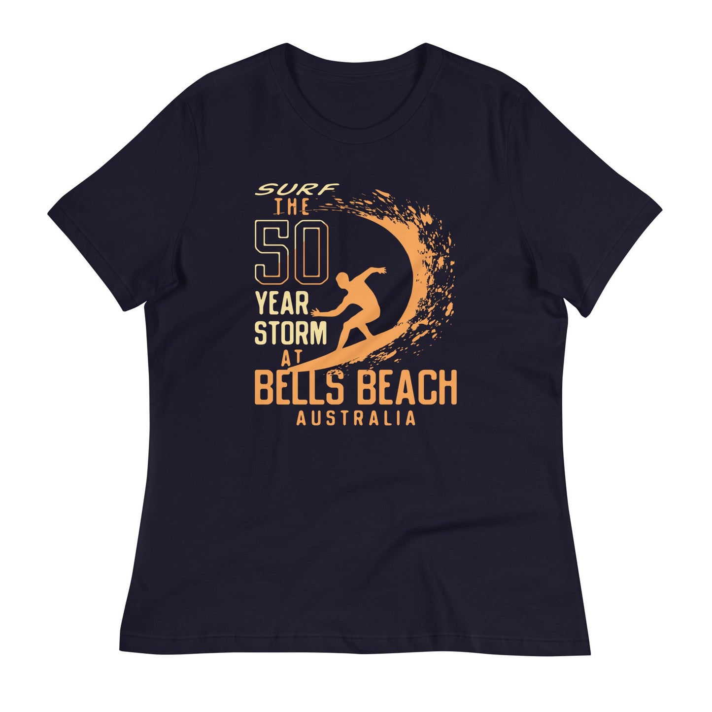 50 Year Storm At Bells Beach Women's Signature Tee