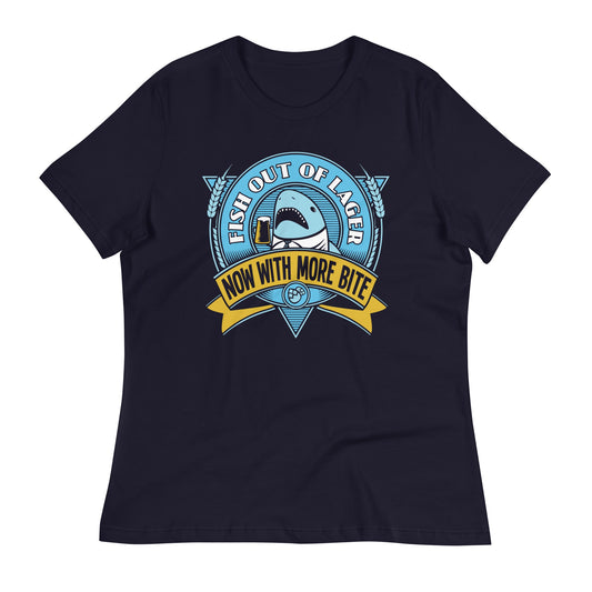 Fish Out Of Lager Women's Signature Tee