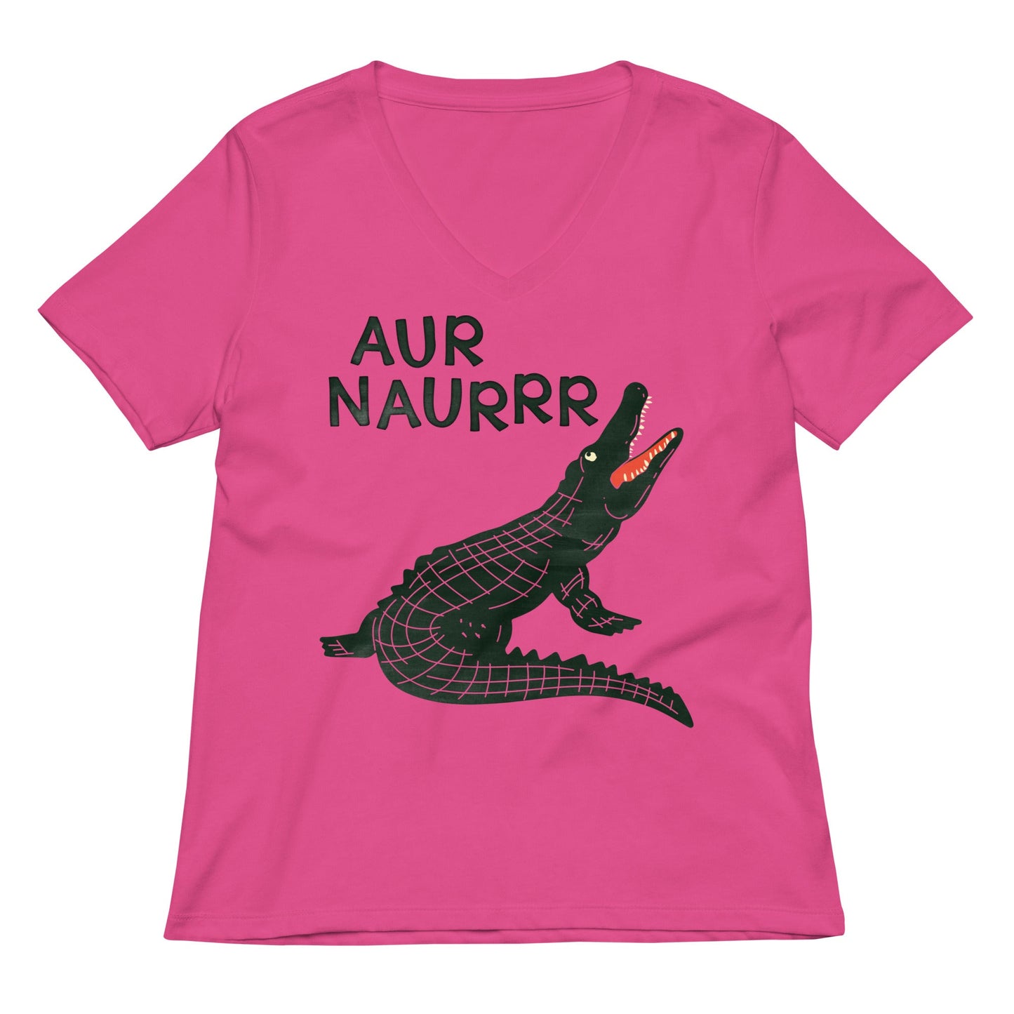 Aur Naurrr Women's V-Neck Tee