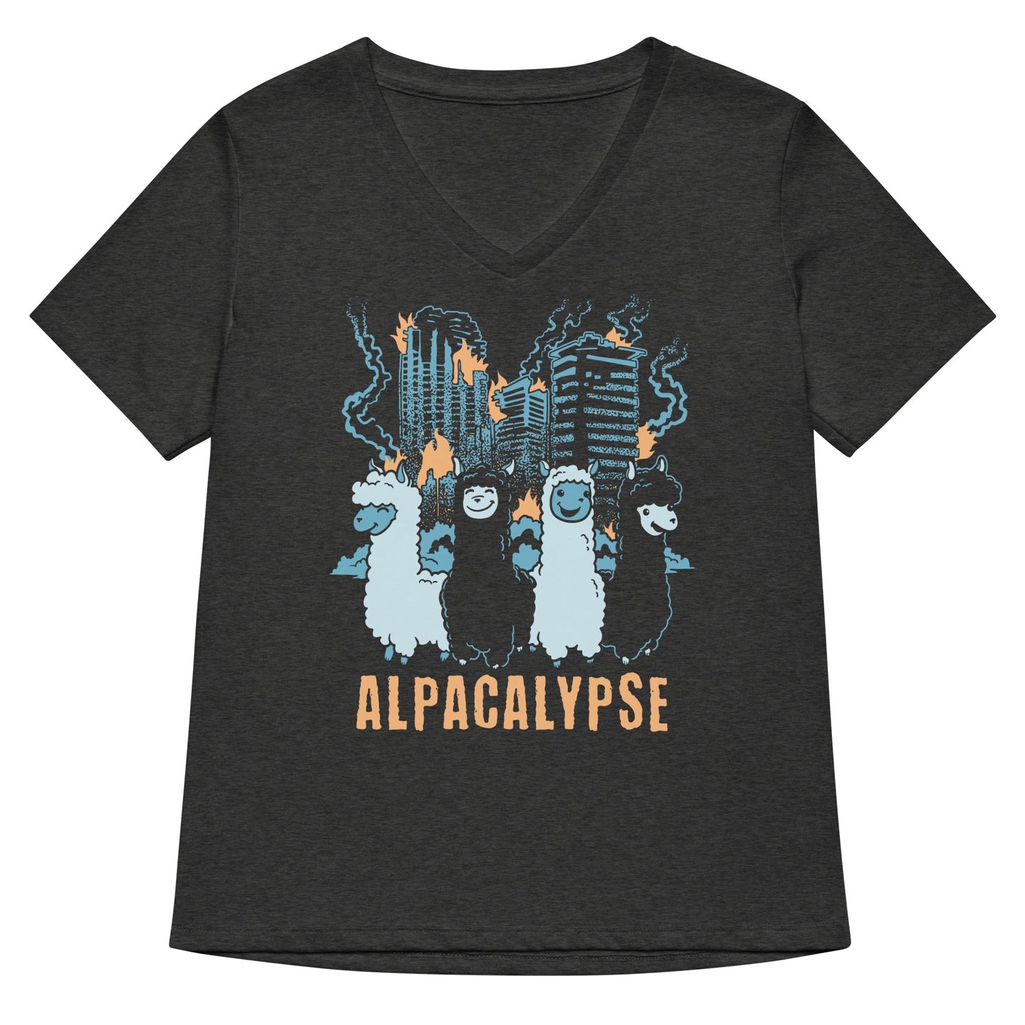 Alpacalypse Women's V-Neck Tee