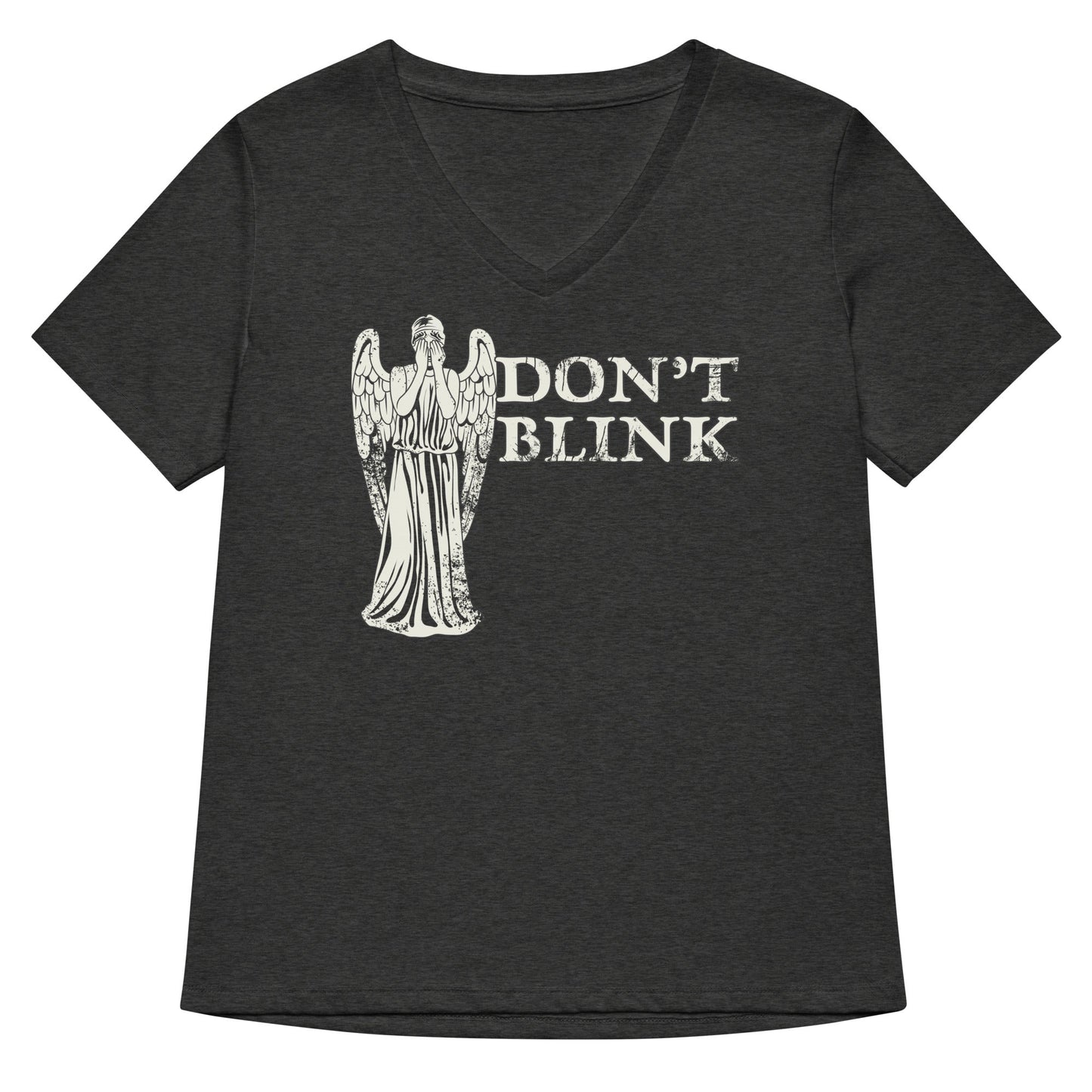 Don't Blink Women's V-Neck Tee