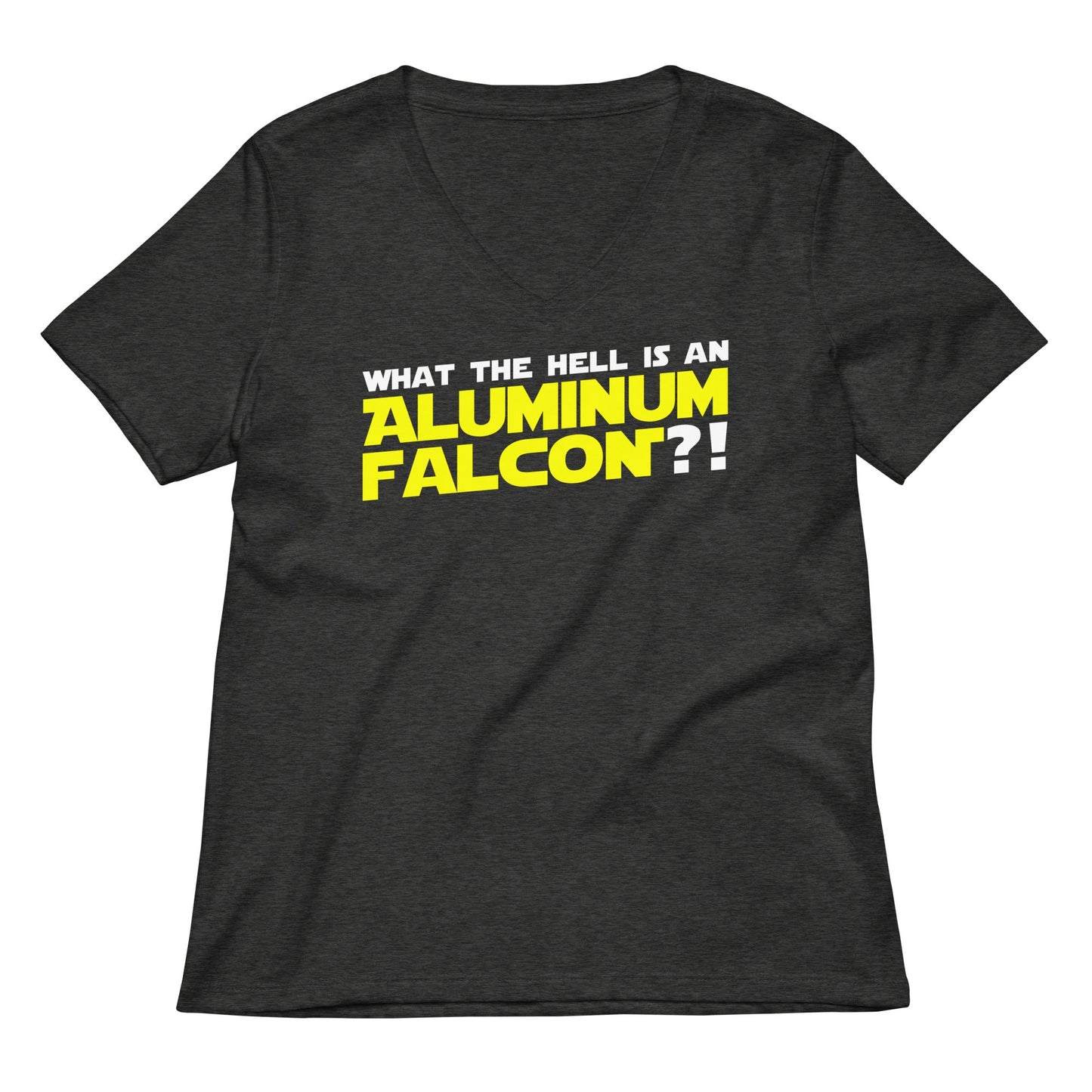 Aluminum Falcon Women's V-Neck Tee