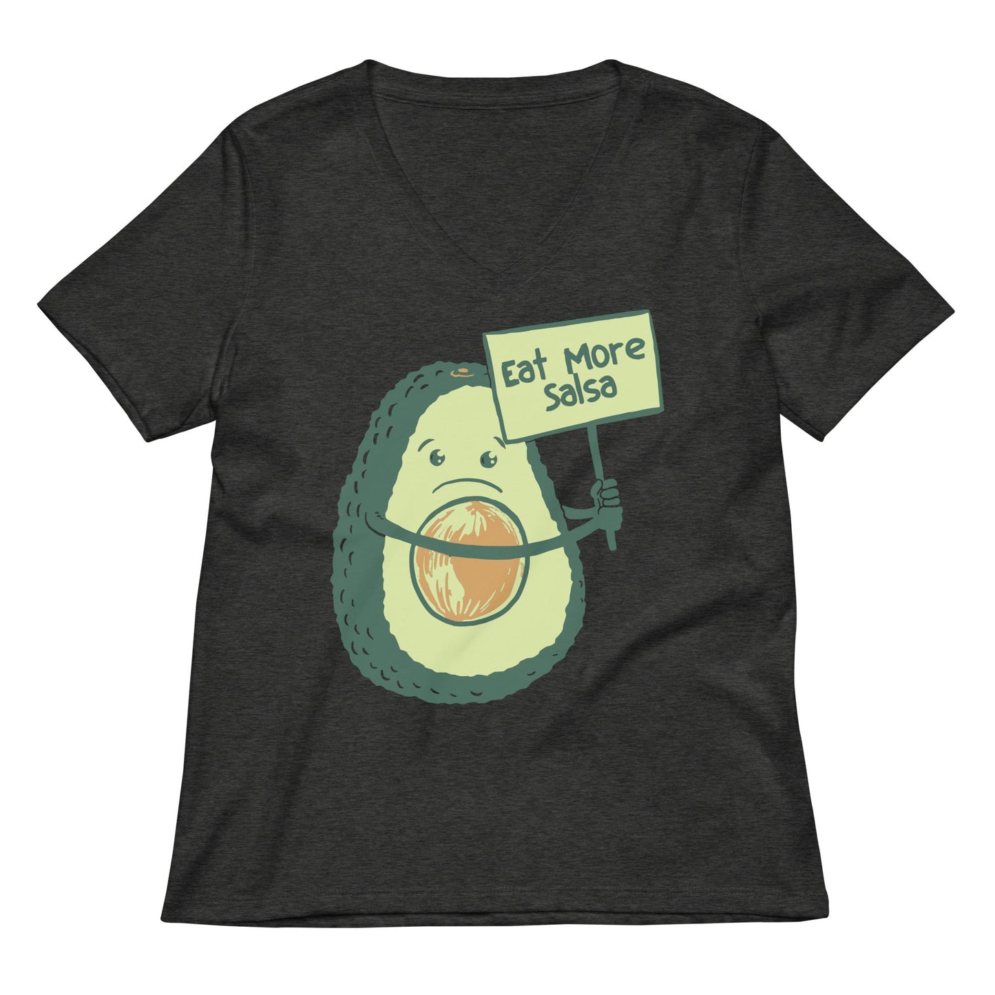 Eat More Salsa Women's V-Neck Tee