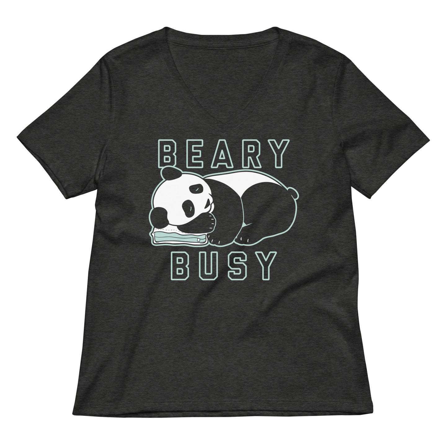 Beary Busy Women's V-Neck Tee