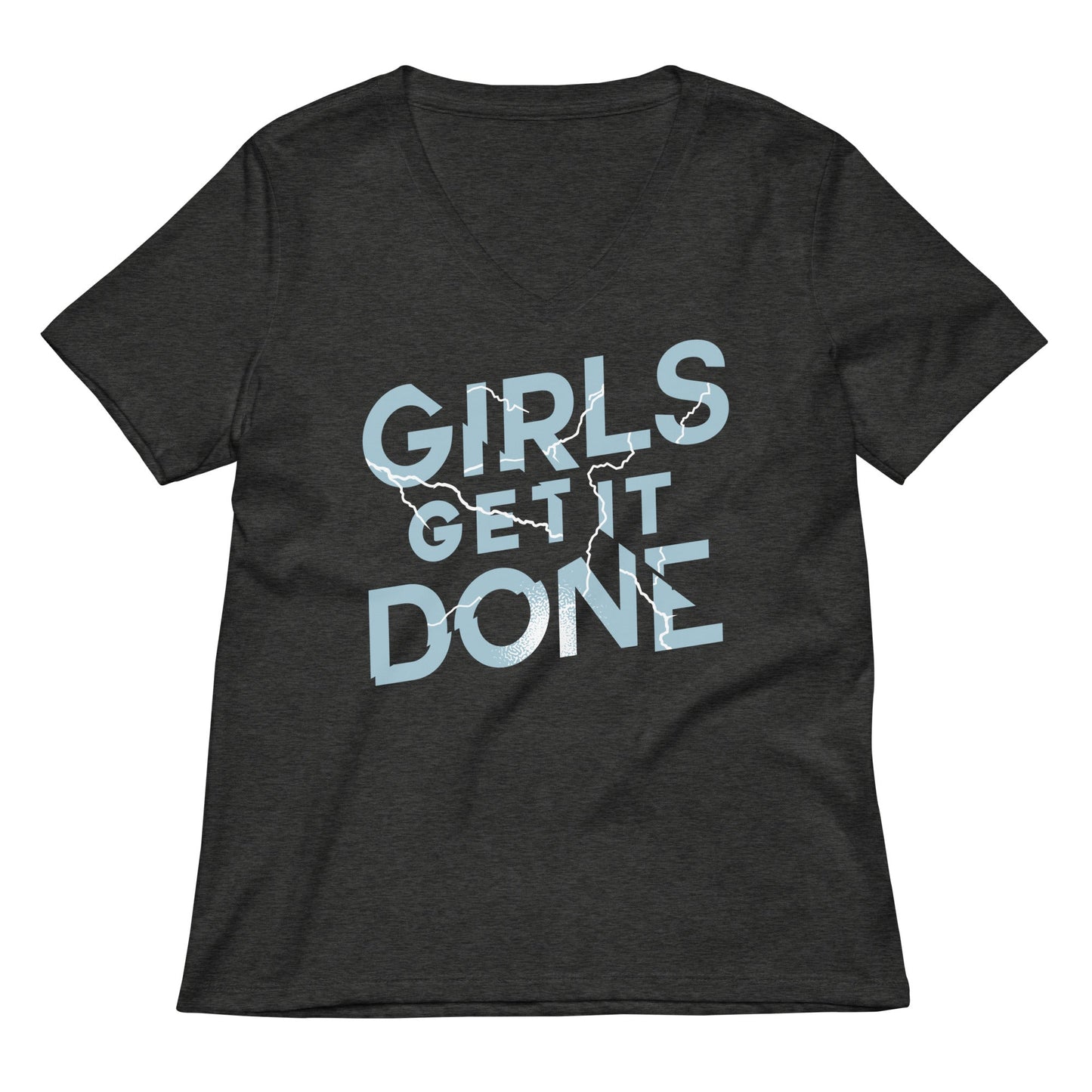 Girls Get It Done Women's V-Neck Tee