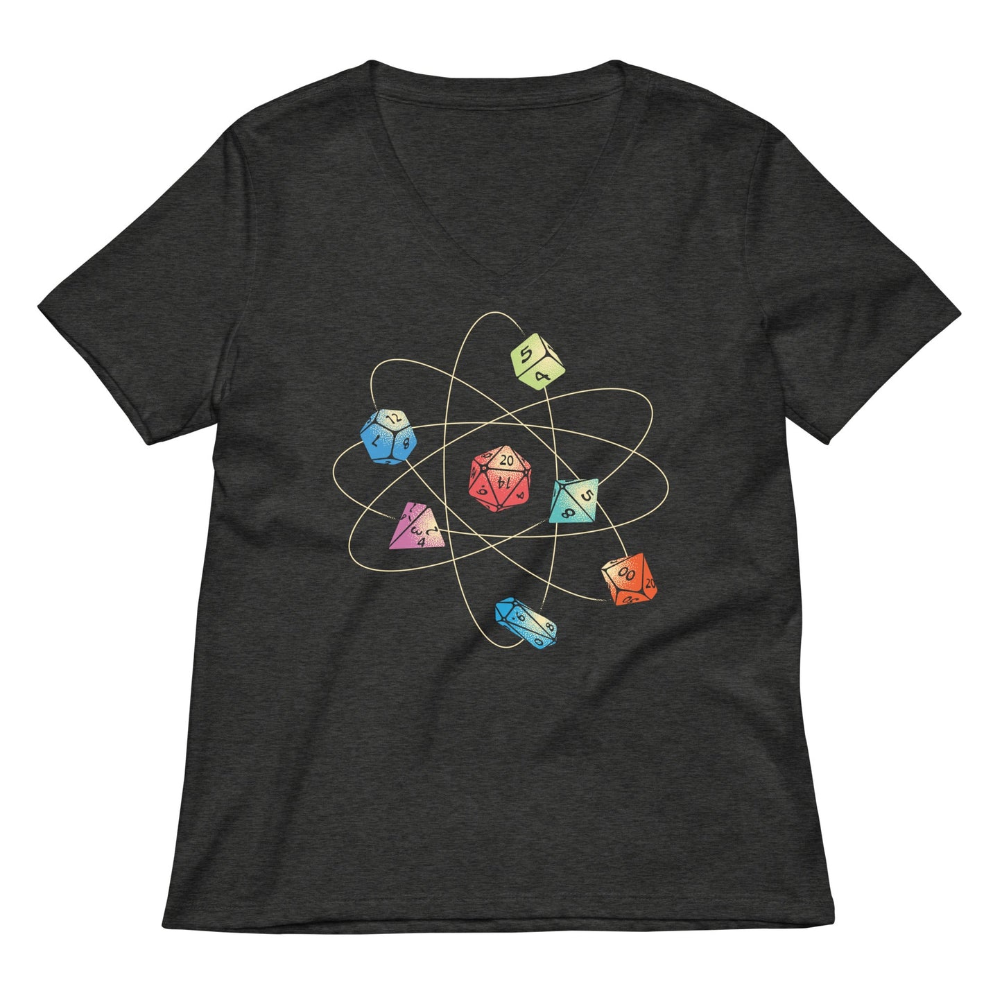 Dice Atom Women's V-Neck Tee