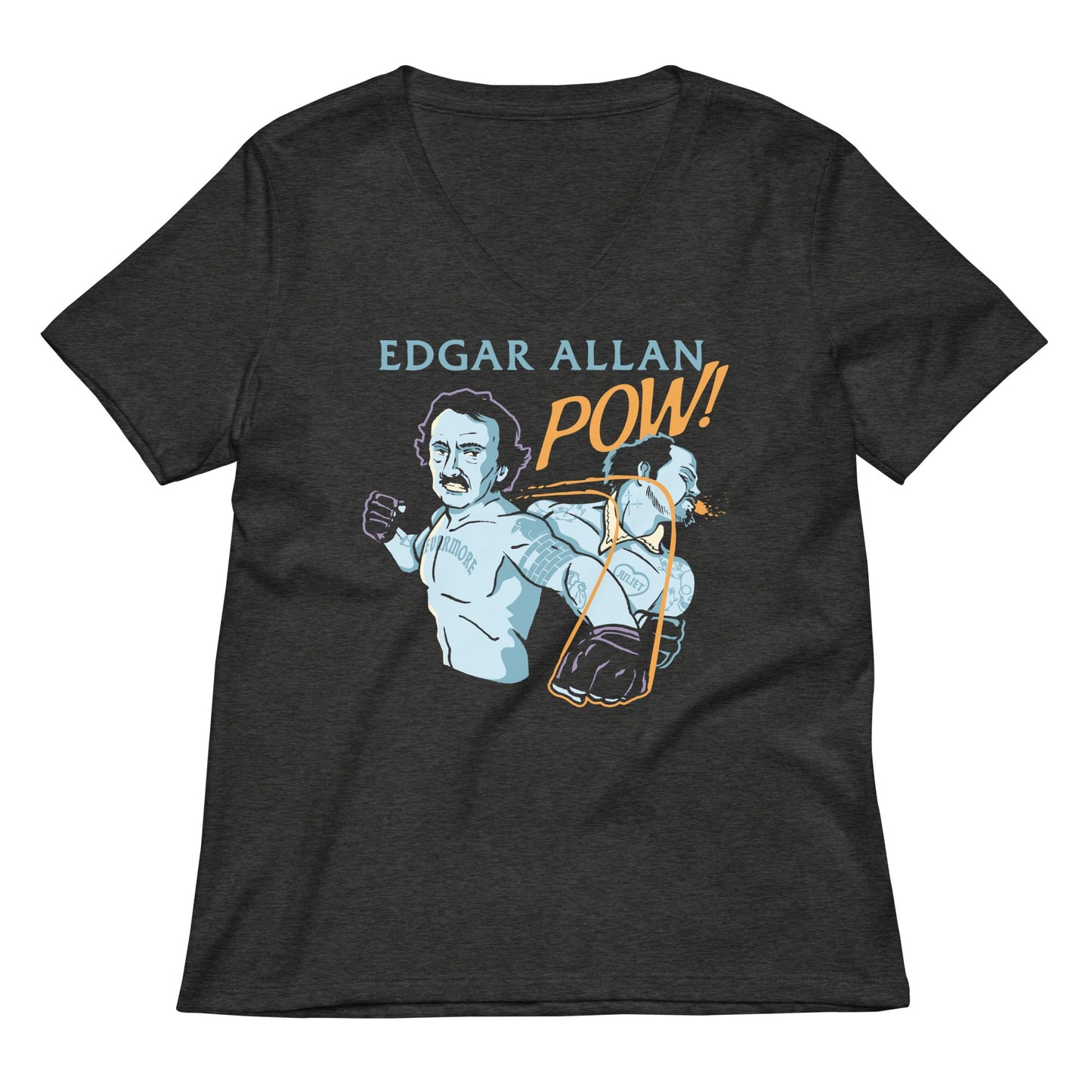 Edgar Allan Pow! Women's V-Neck Tee
