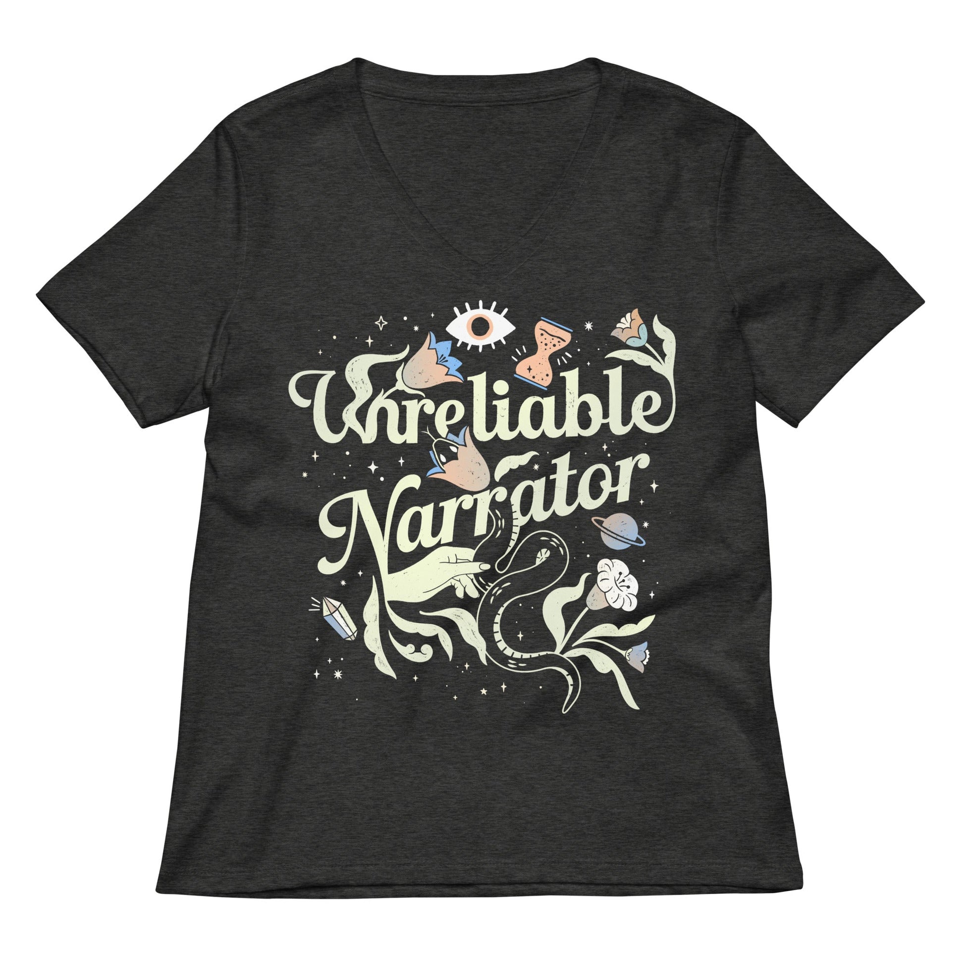 Unreliable Narrator Women's V-Neck Tee