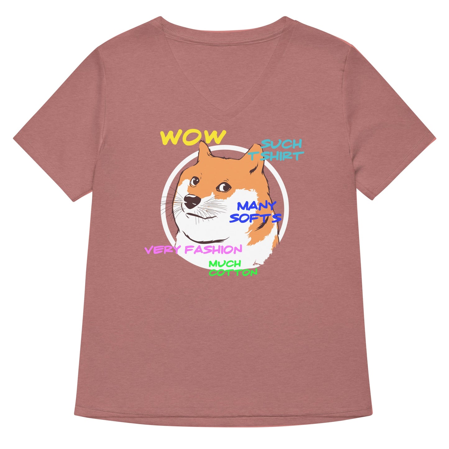 Doge Shirt Women's V-Neck Tee