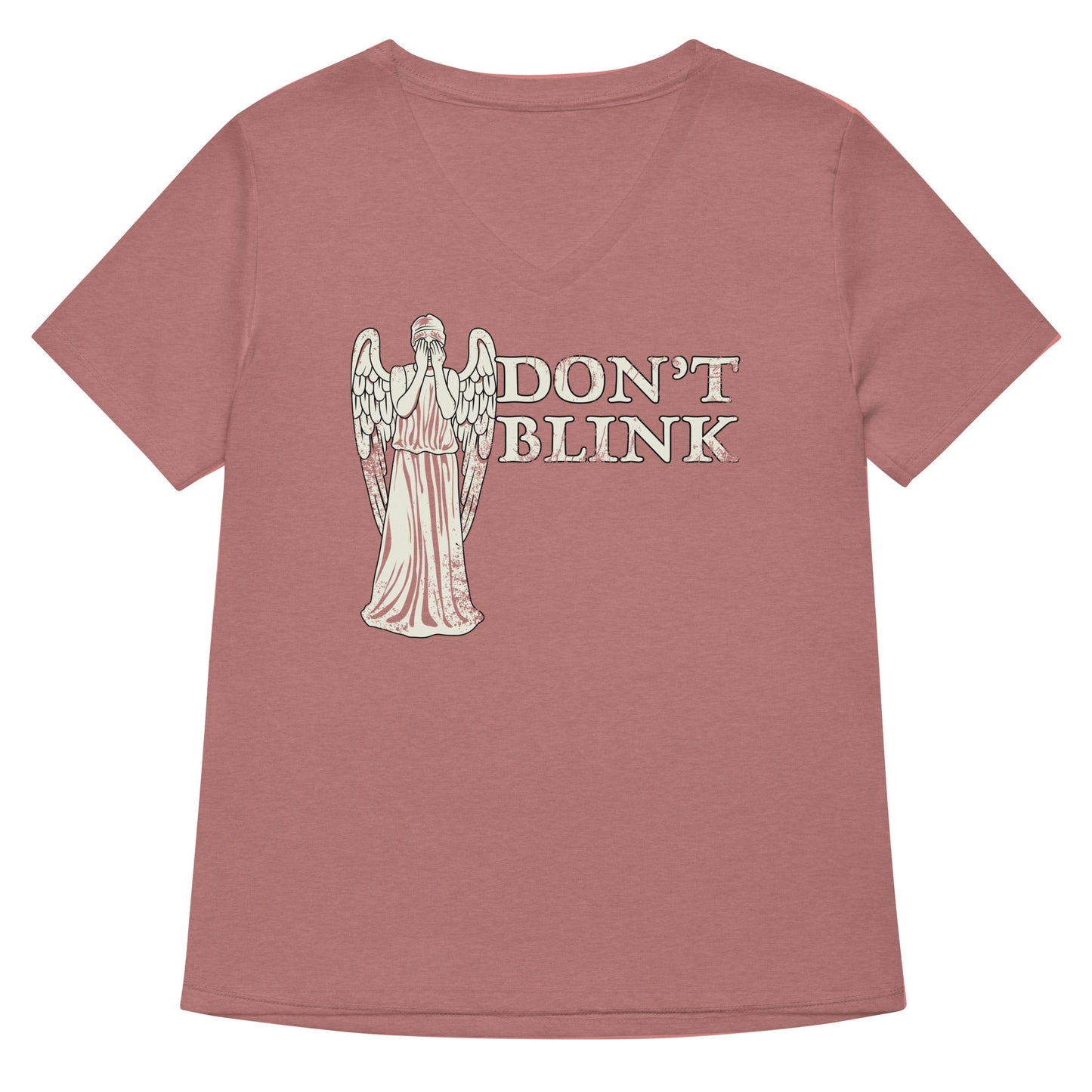 Don't Blink Women's V-Neck Tee