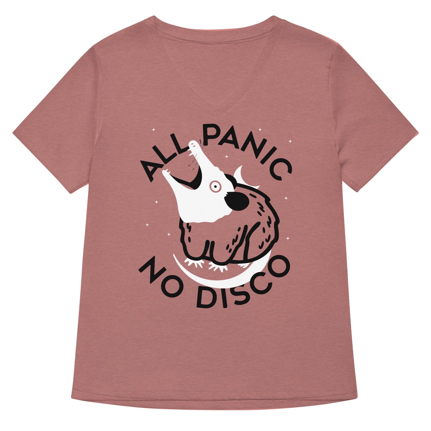 All Panic No Disco Women's V-Neck Tee