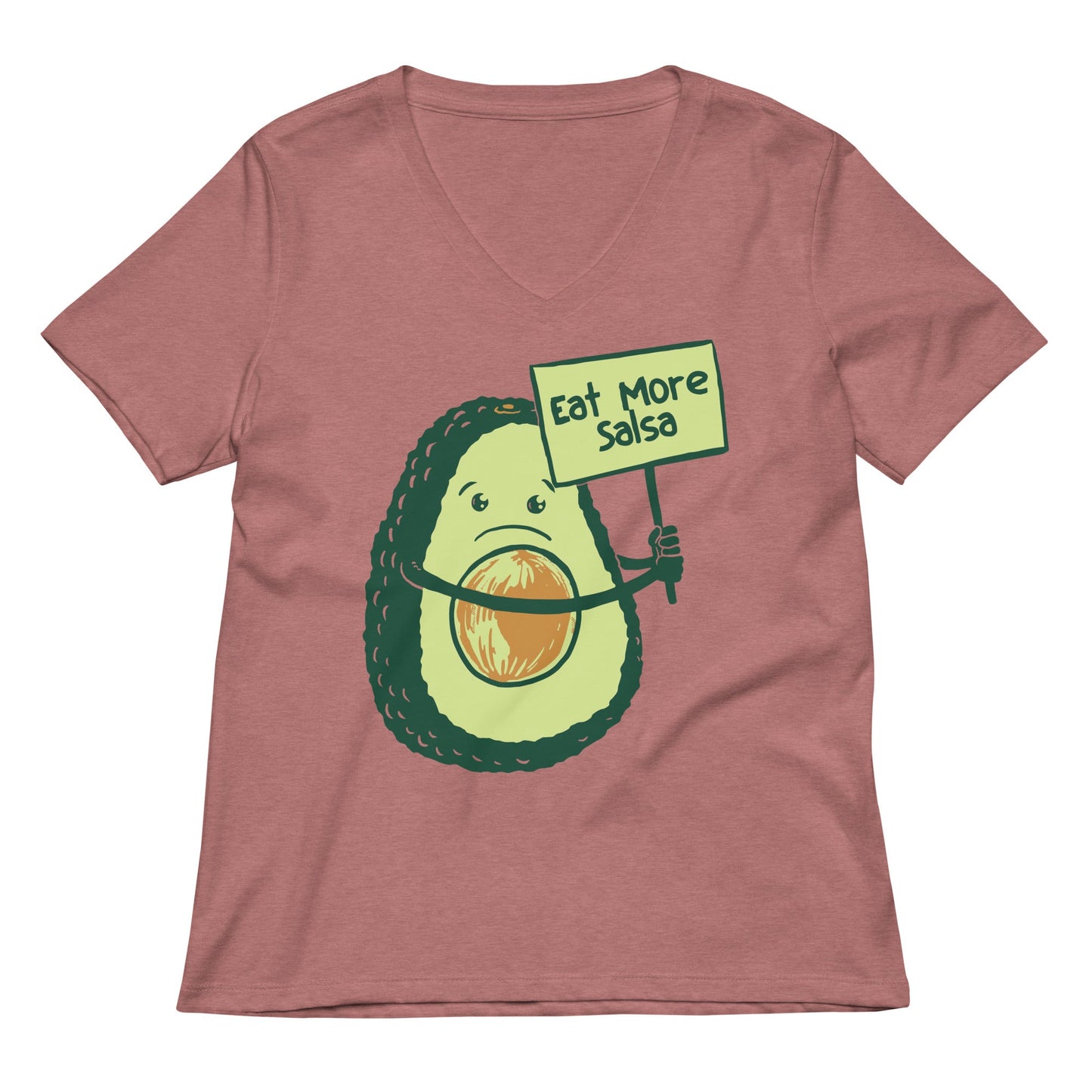 Eat More Salsa Women's V-Neck Tee
