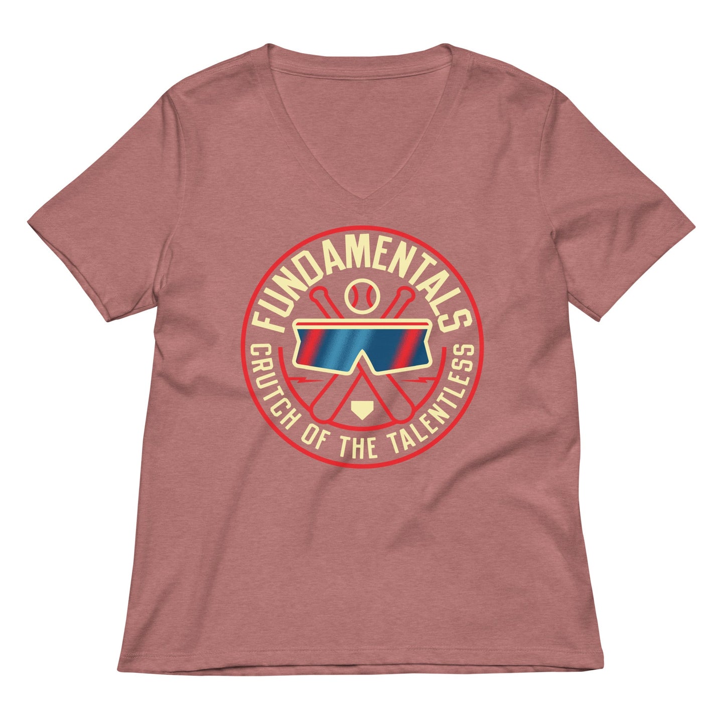Fundamentals Crutch Of The Talentless Women's V-Neck Tee