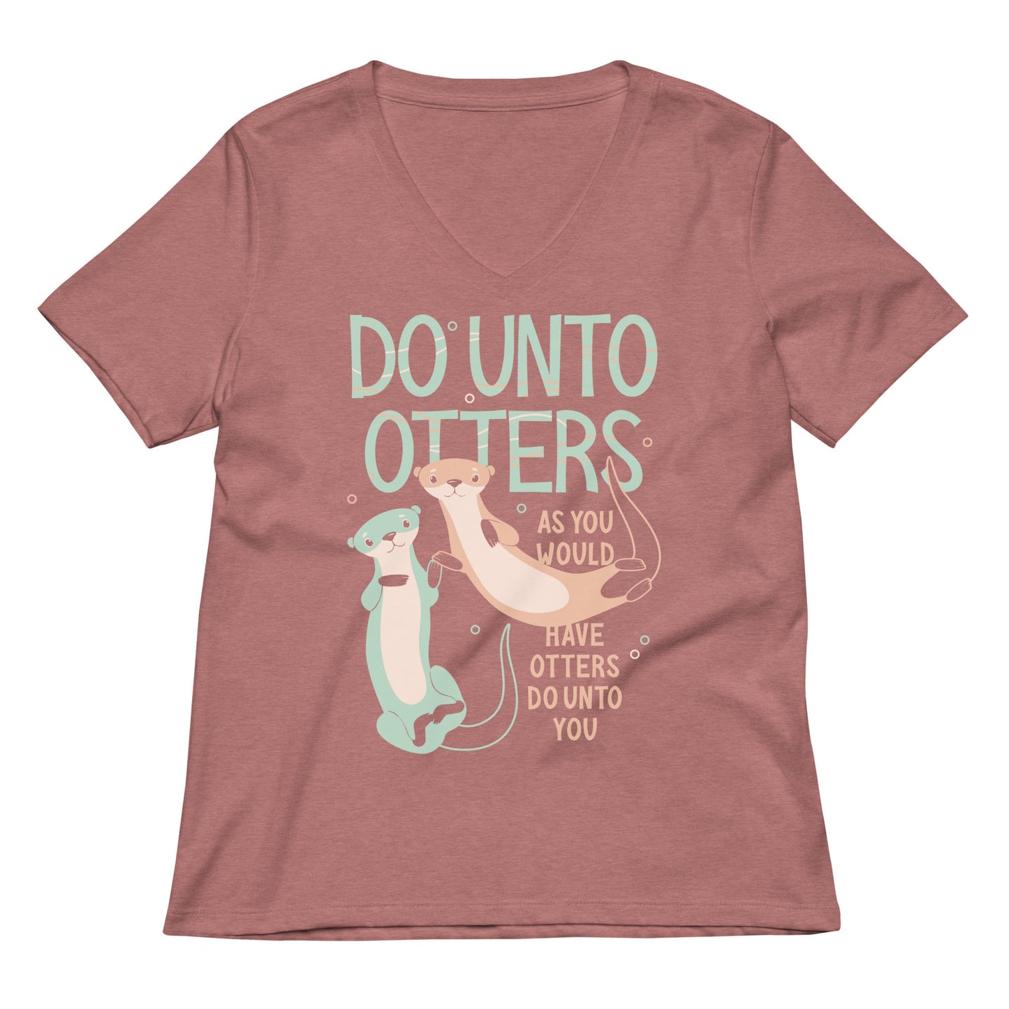 Do Unto Otters Women's V-Neck Tee