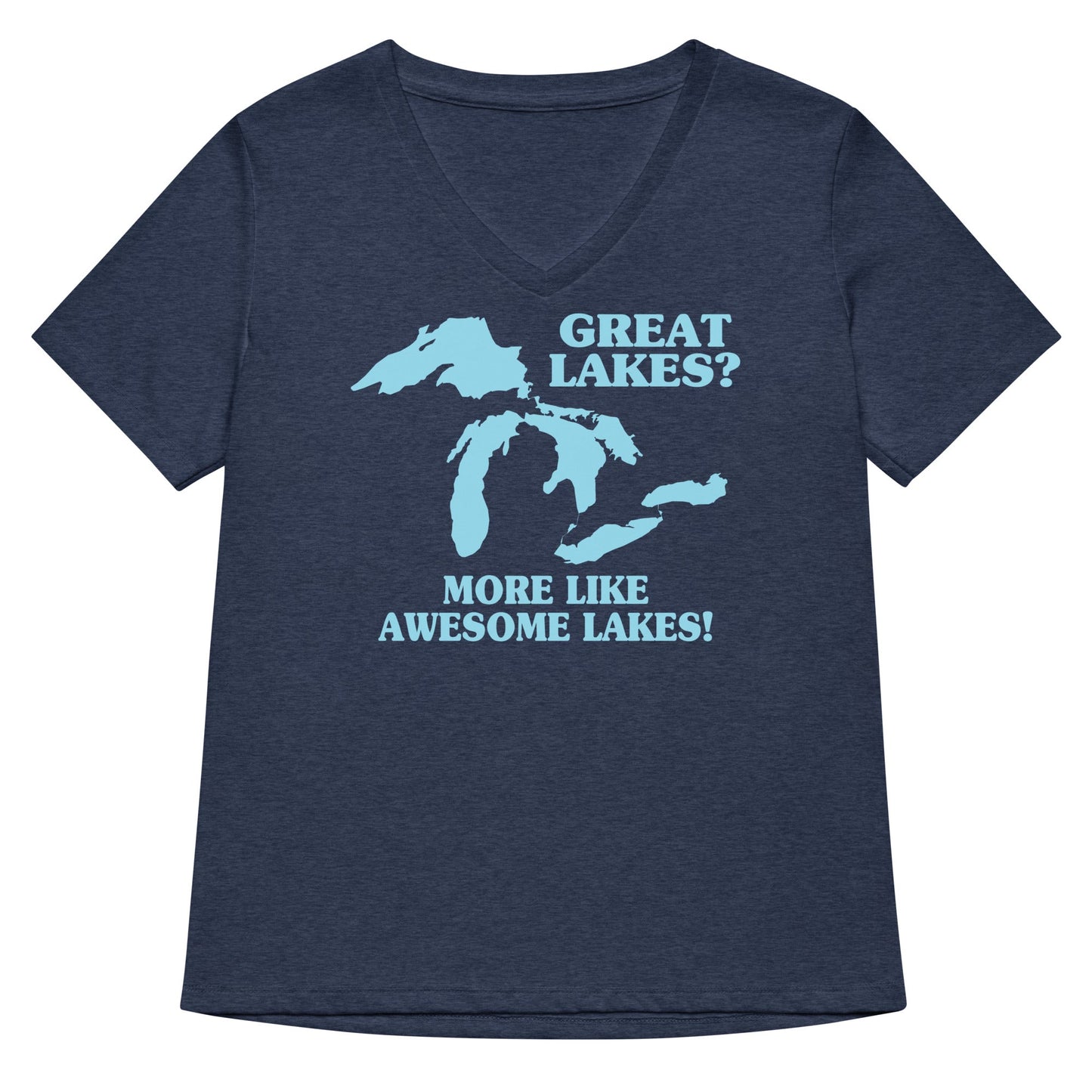 Great Lakes? Women's V-Neck Tee