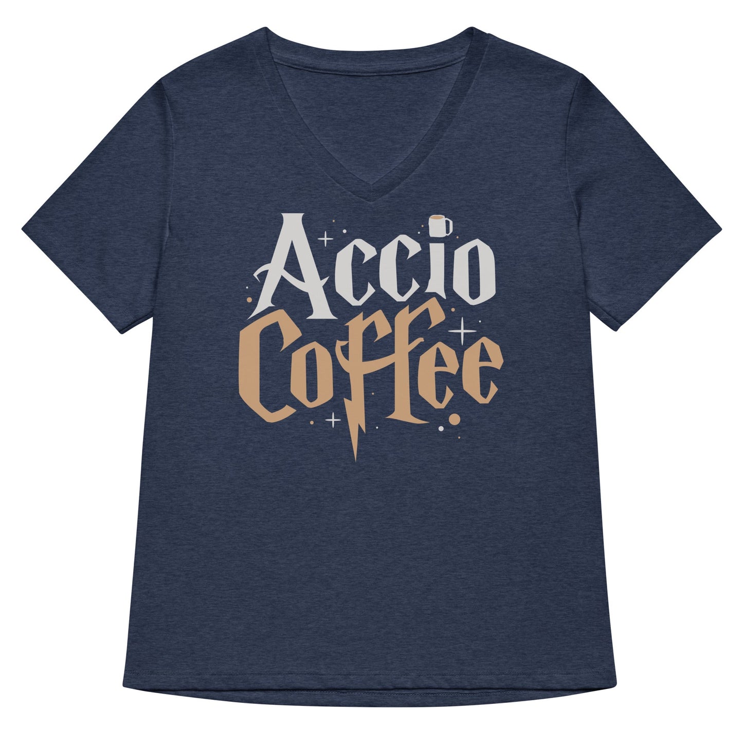 Accio Coffee Women's V-Neck Tee