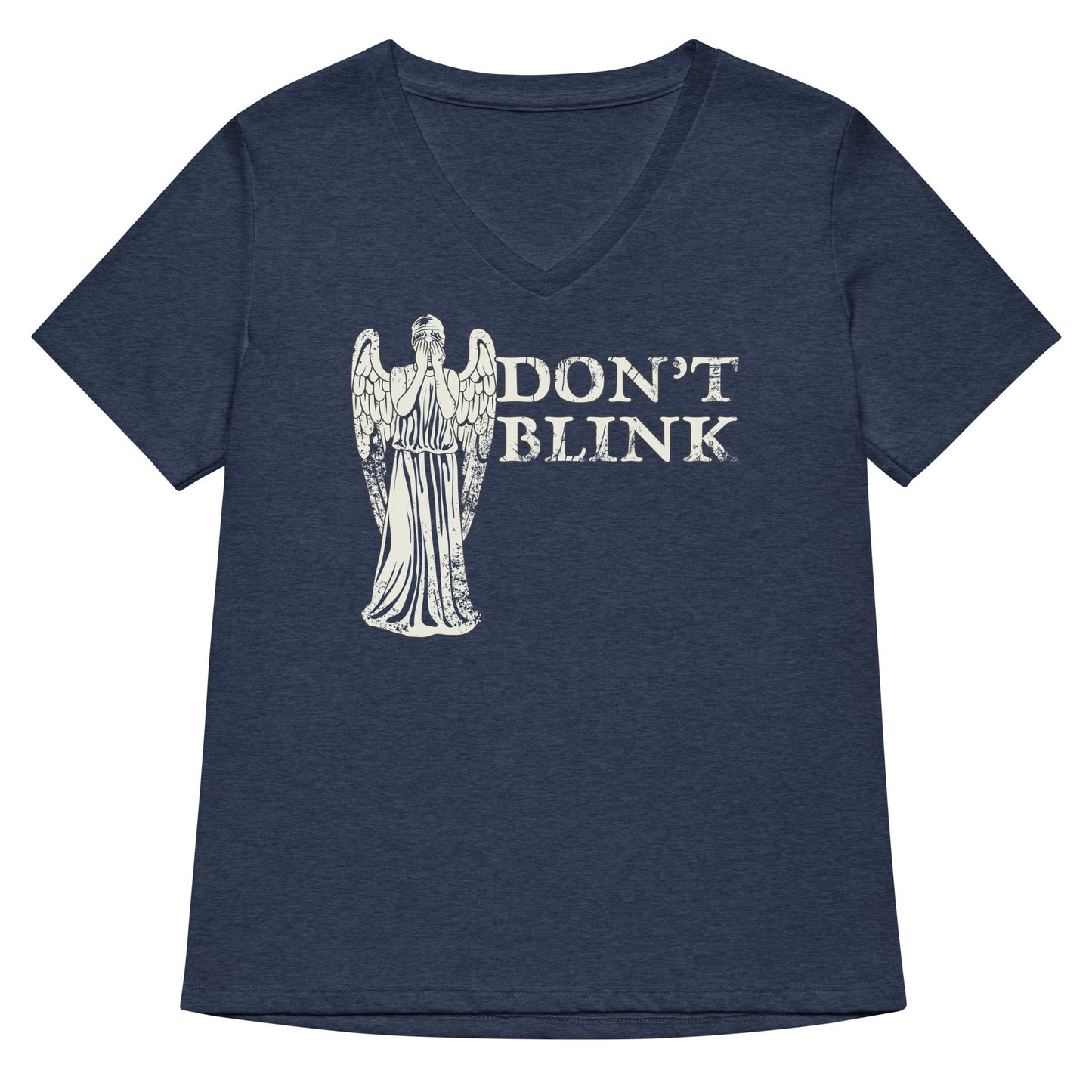 Don't Blink Women's V-Neck Tee