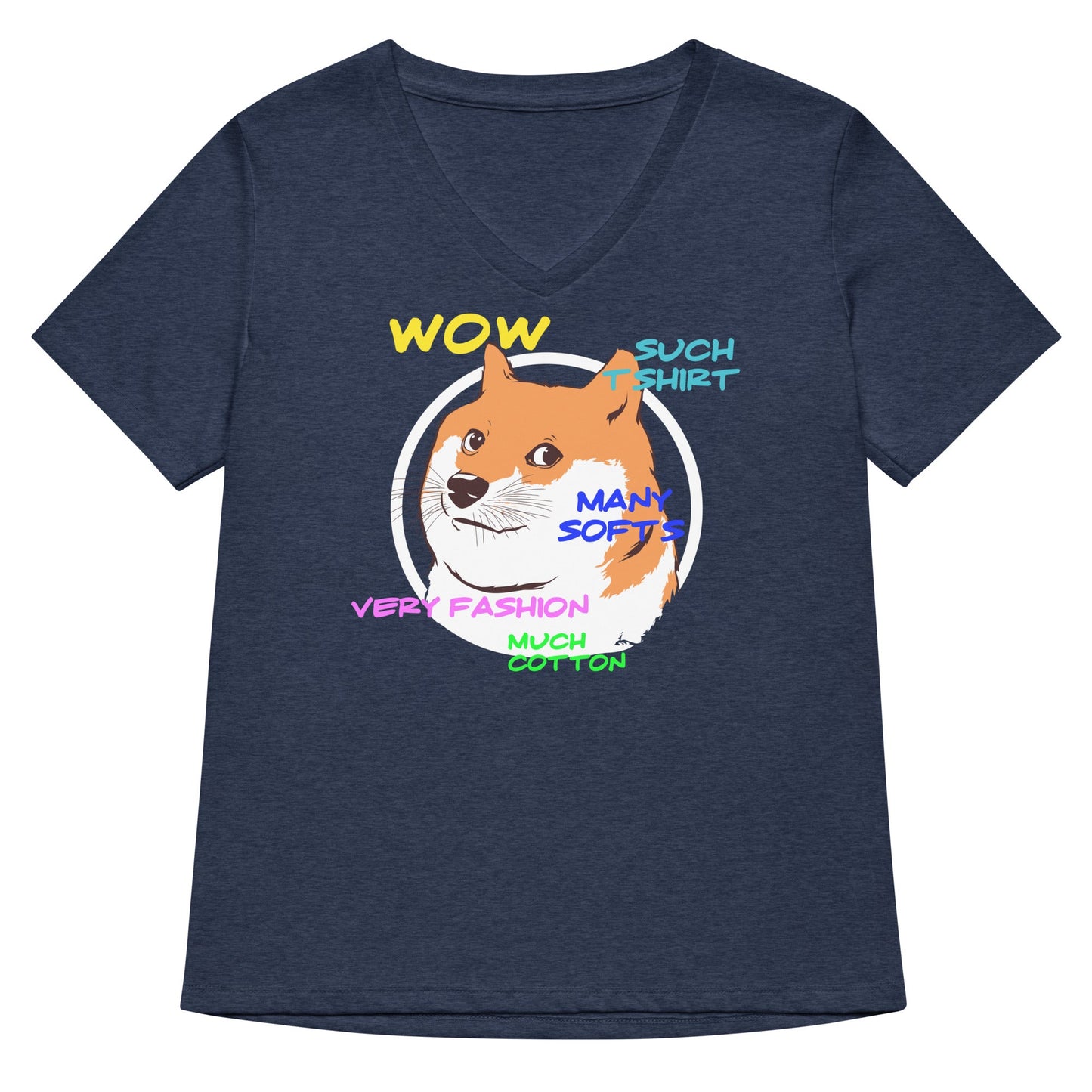 Doge Shirt Women's V-Neck Tee