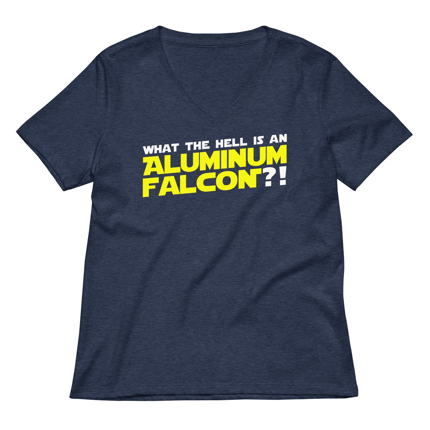 Aluminum Falcon Women's V-Neck Tee