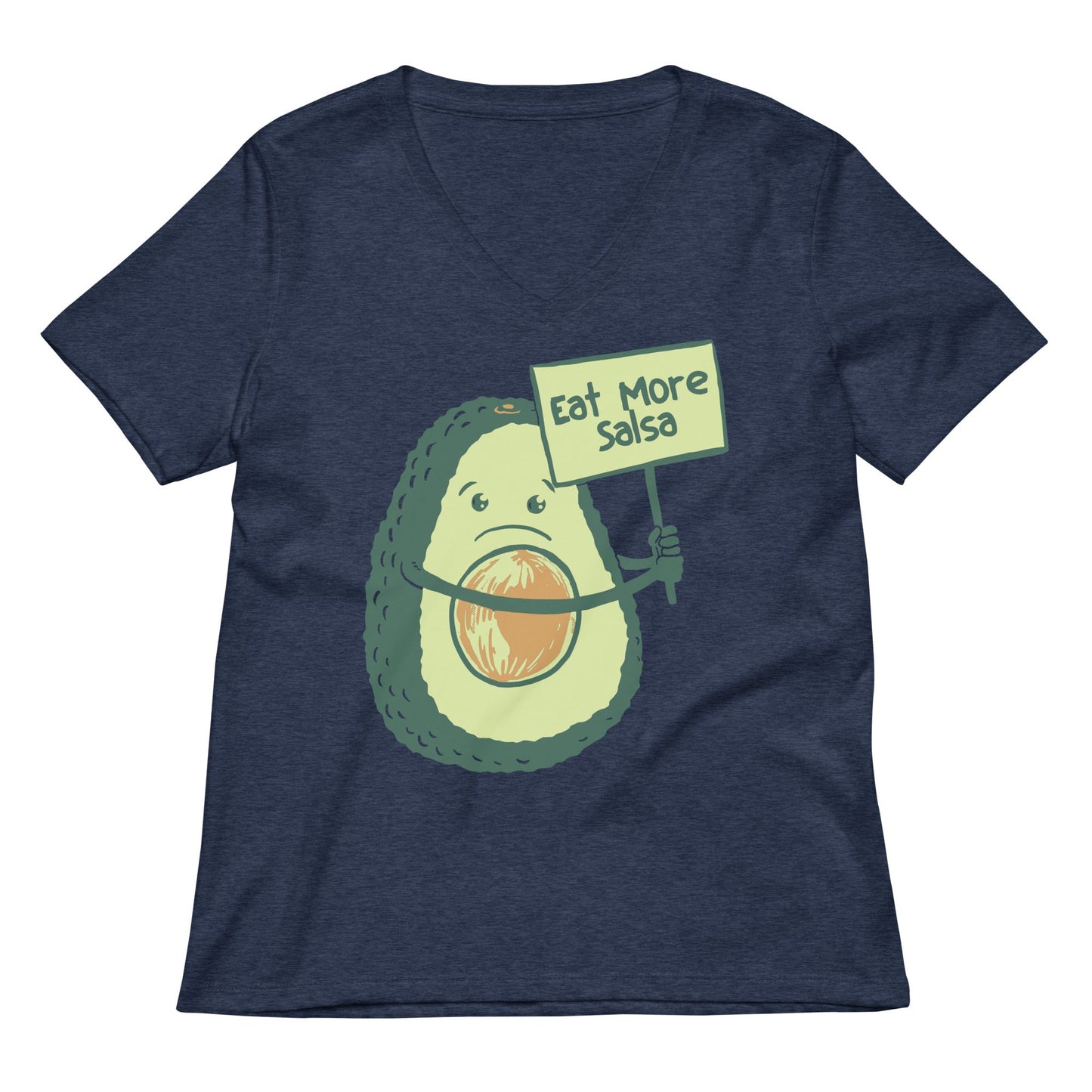 Eat More Salsa Women's V-Neck Tee