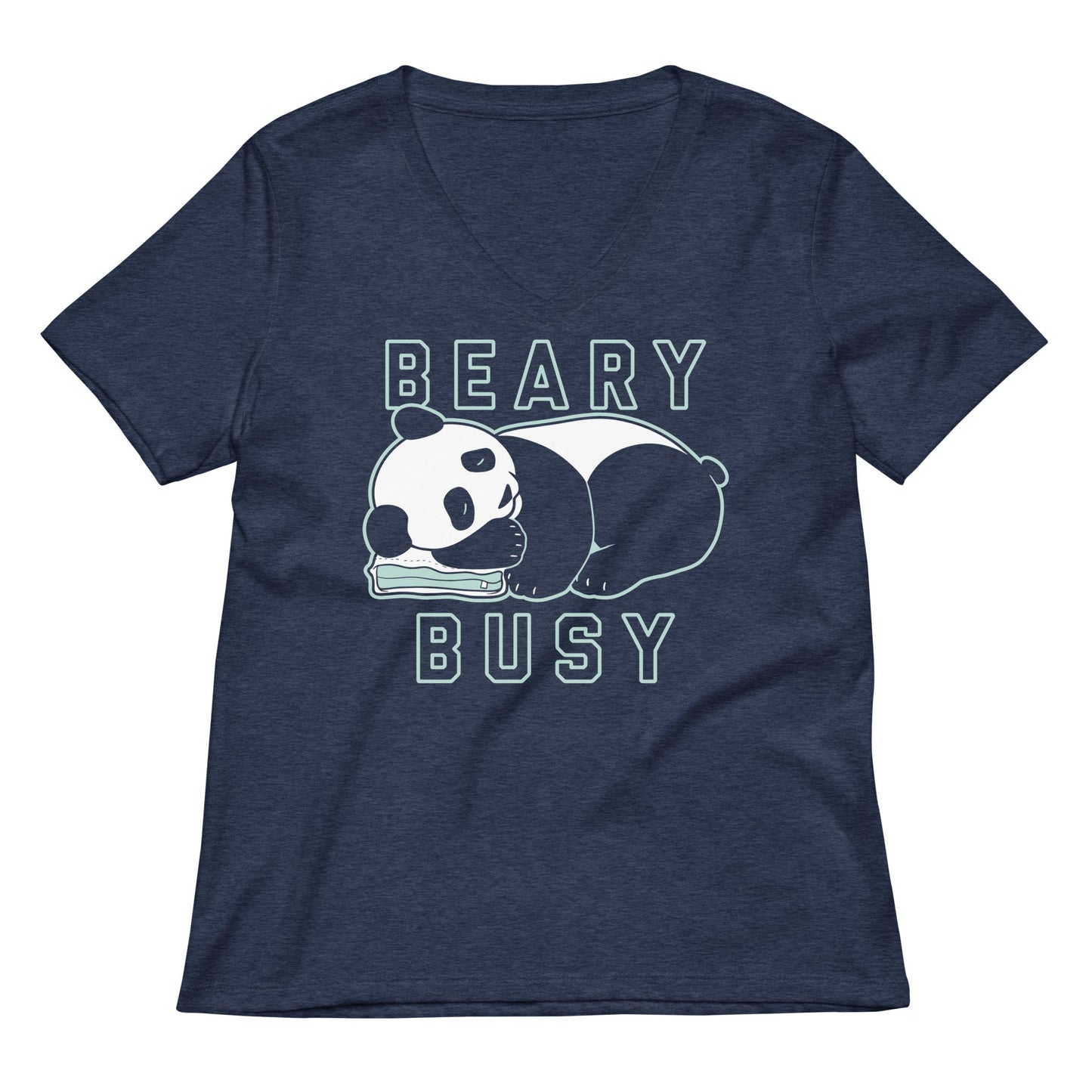 Beary Busy Women's V-Neck Tee