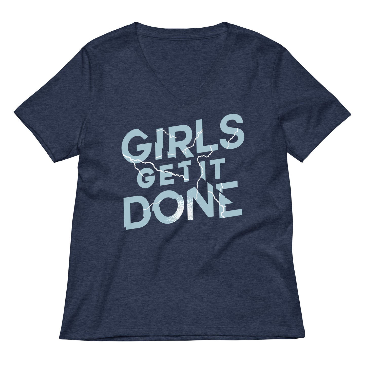 Girls Get It Done Women's V-Neck Tee