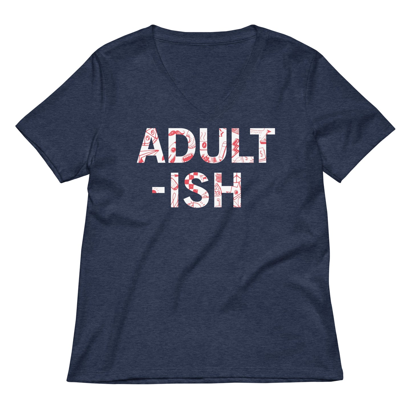 Adult-ish Women's V-Neck Tee