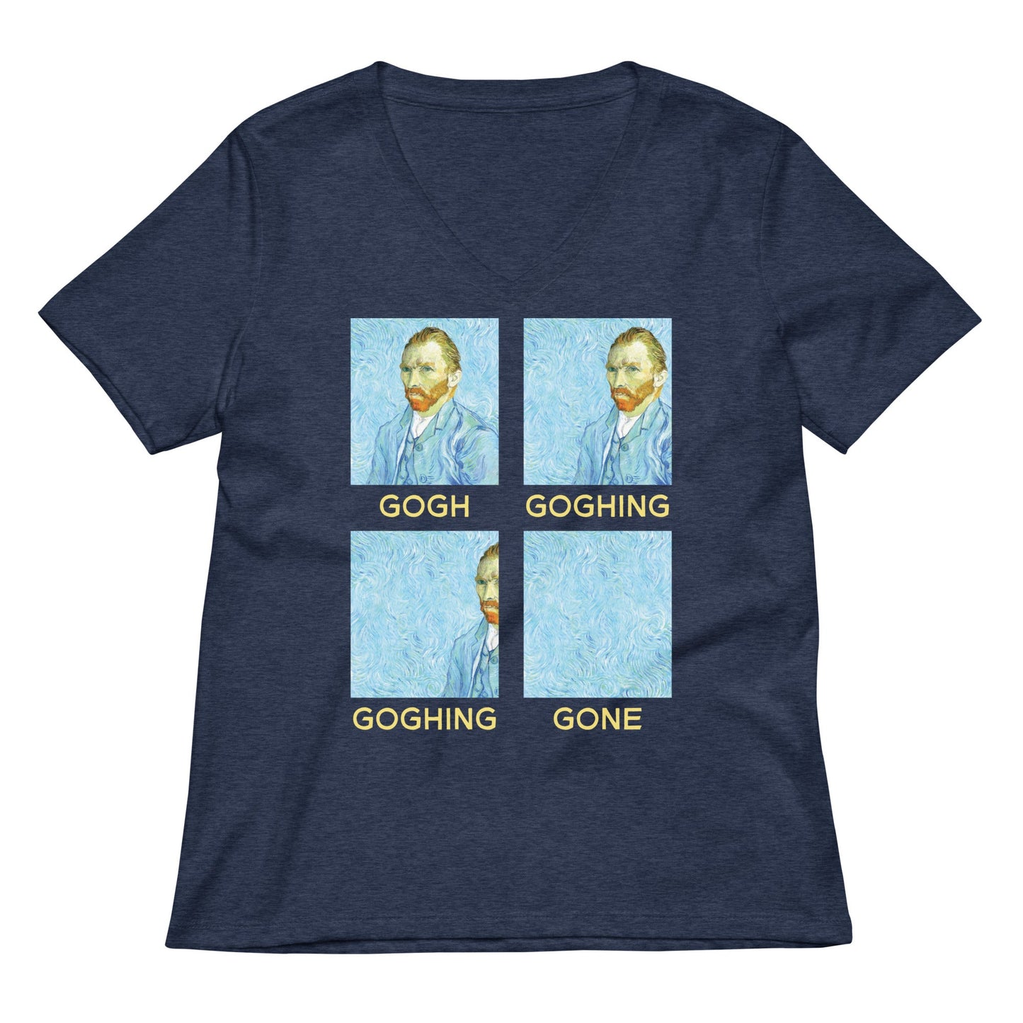 Goghing Goghing Gone Women's V-Neck Tee