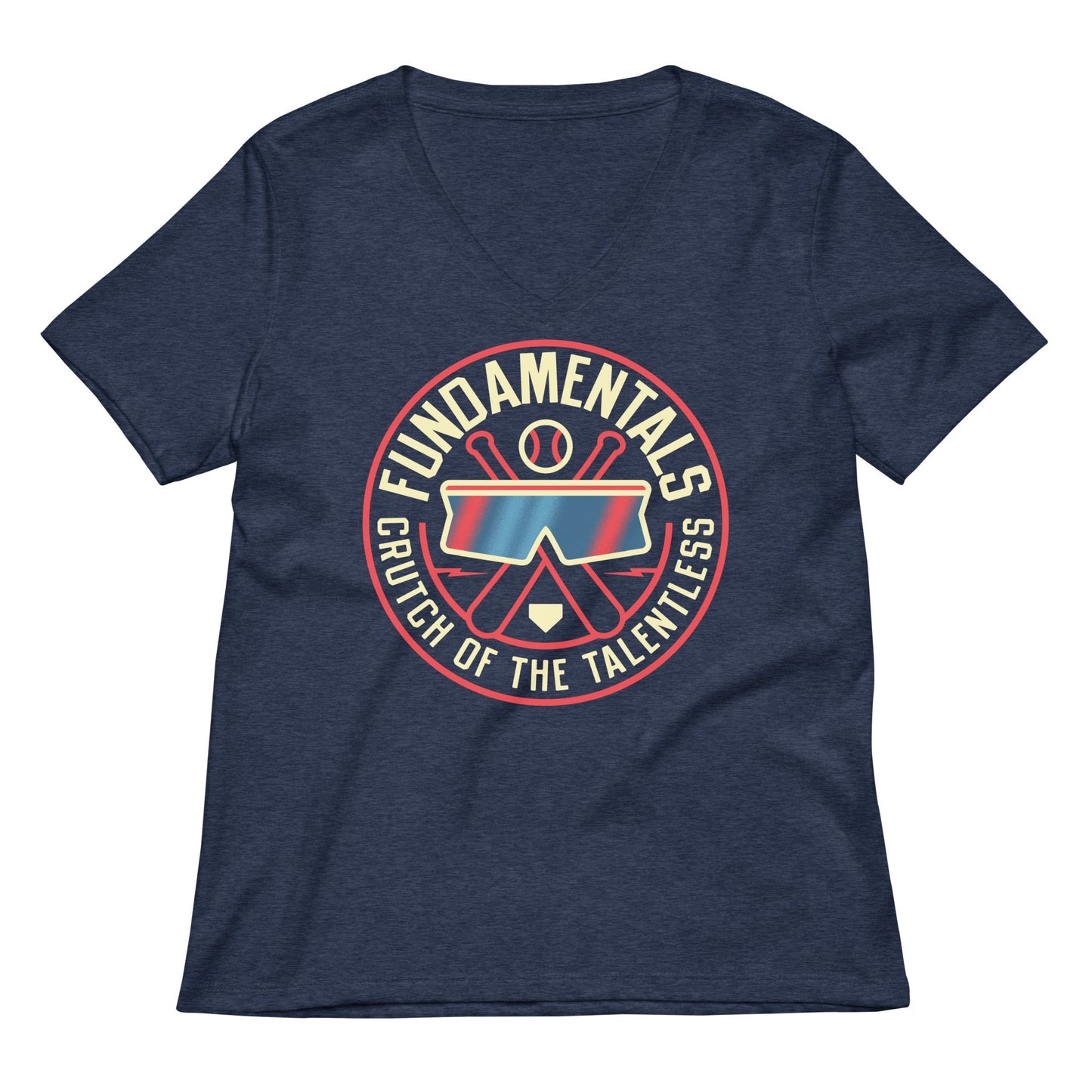 Fundamentals Crutch Of The Talentless Women's V-Neck Tee