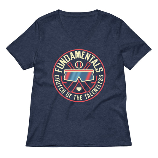 Fundamentals Crutch Of The Talentless Women's V-Neck Tee