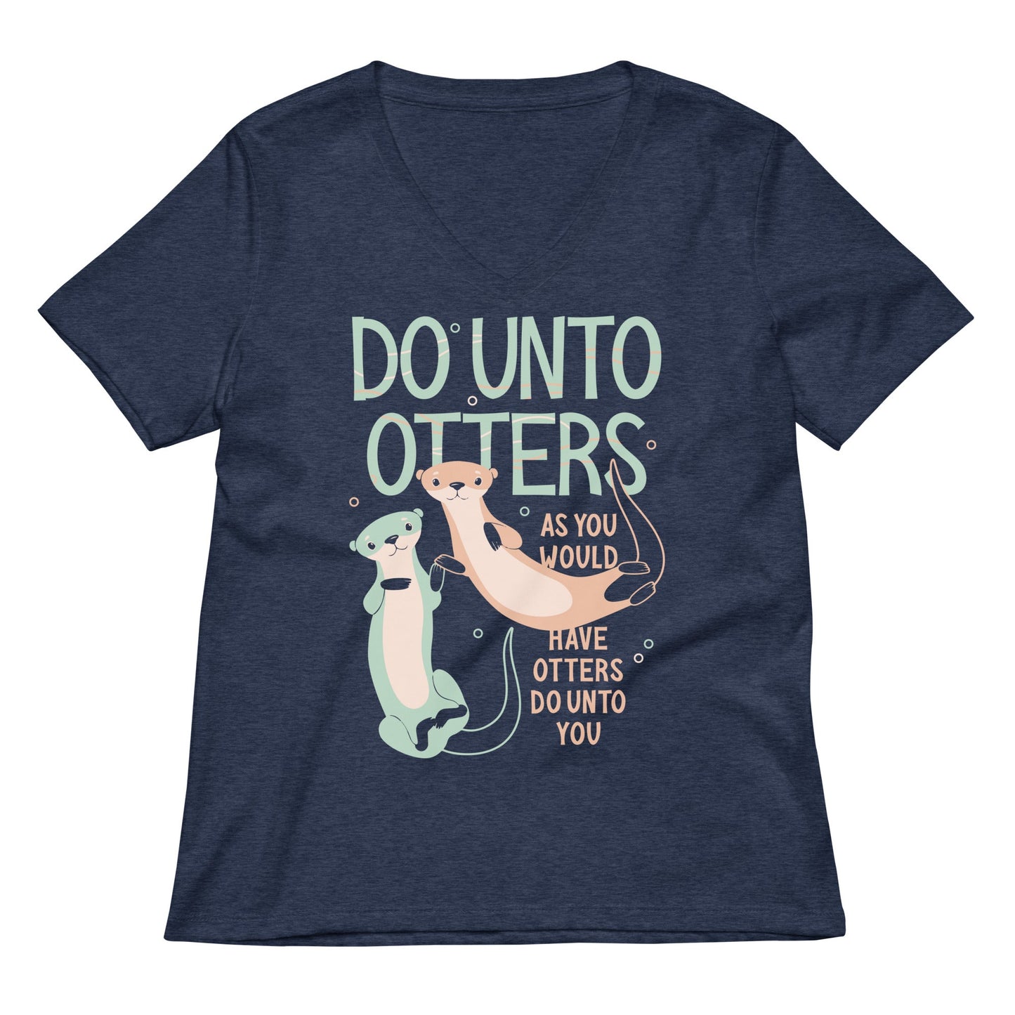 Do Unto Otters Women's V-Neck Tee