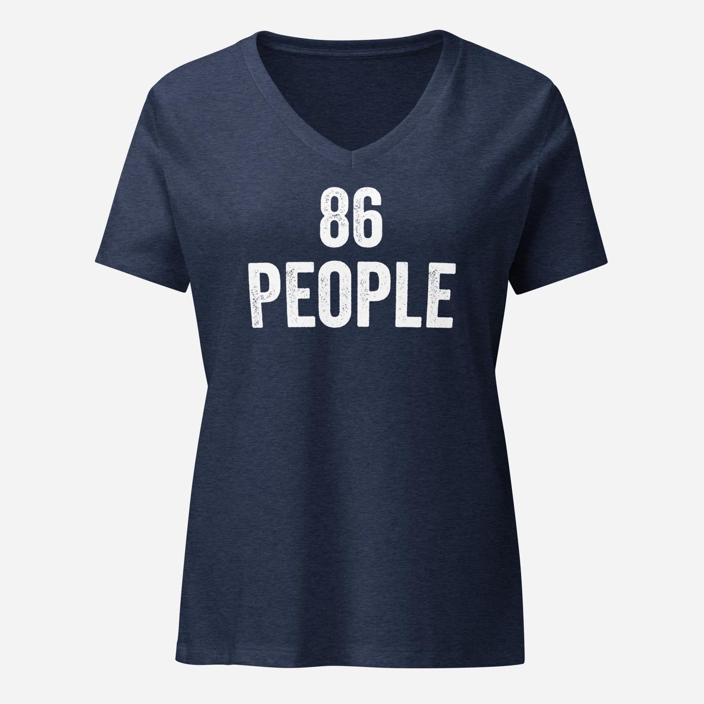 86 People Womenâ€™s Relaxed V-neck Tee