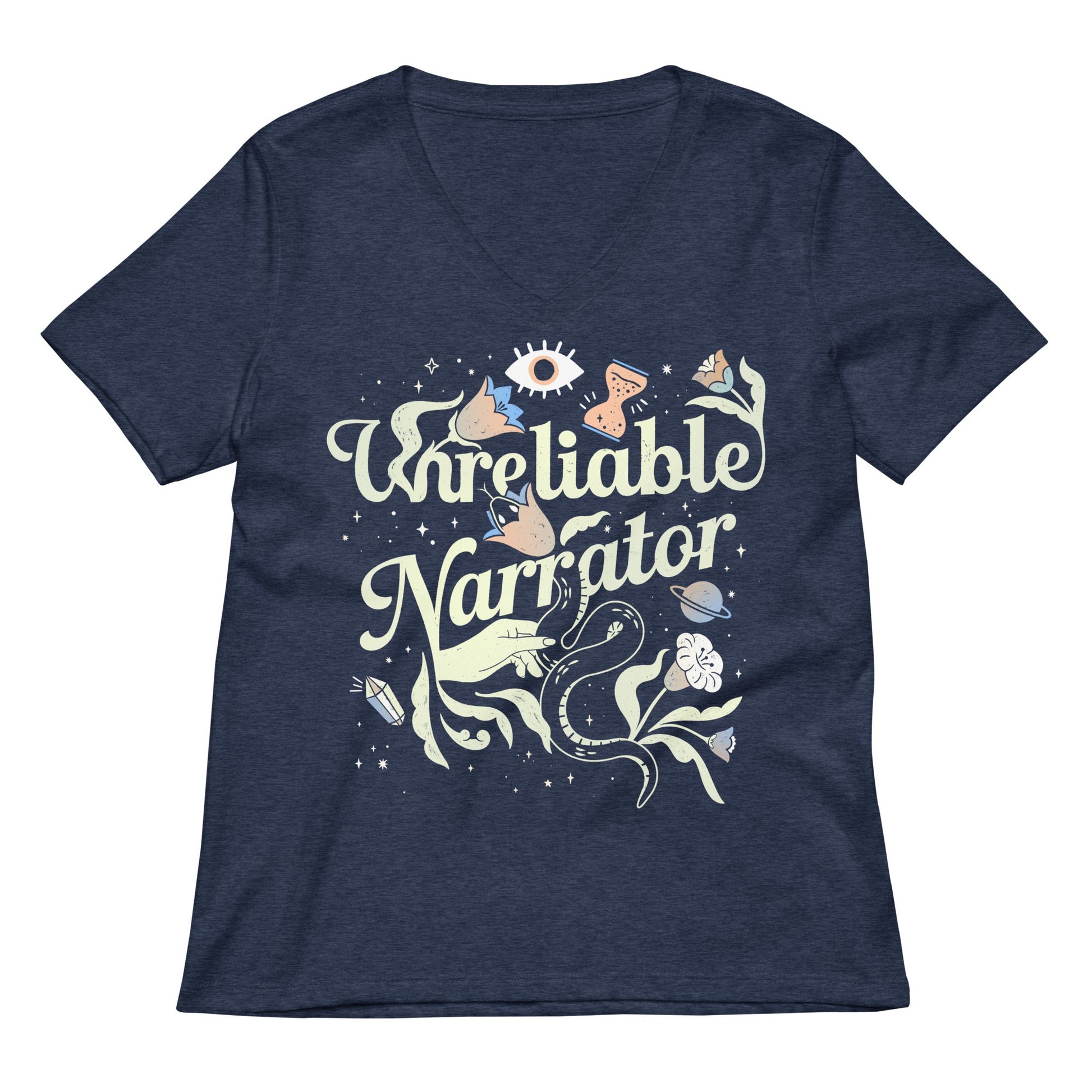 Unreliable Narrator Women's V-Neck Tee