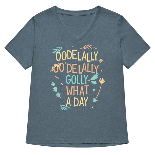 Golly What A Day Women's V-Neck Tee
