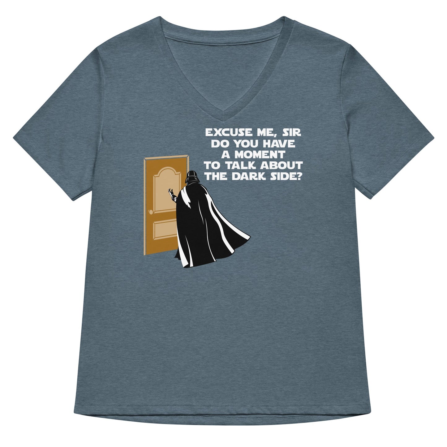 A Moment To Talk About The Dark Side Women's V-Neck Tee